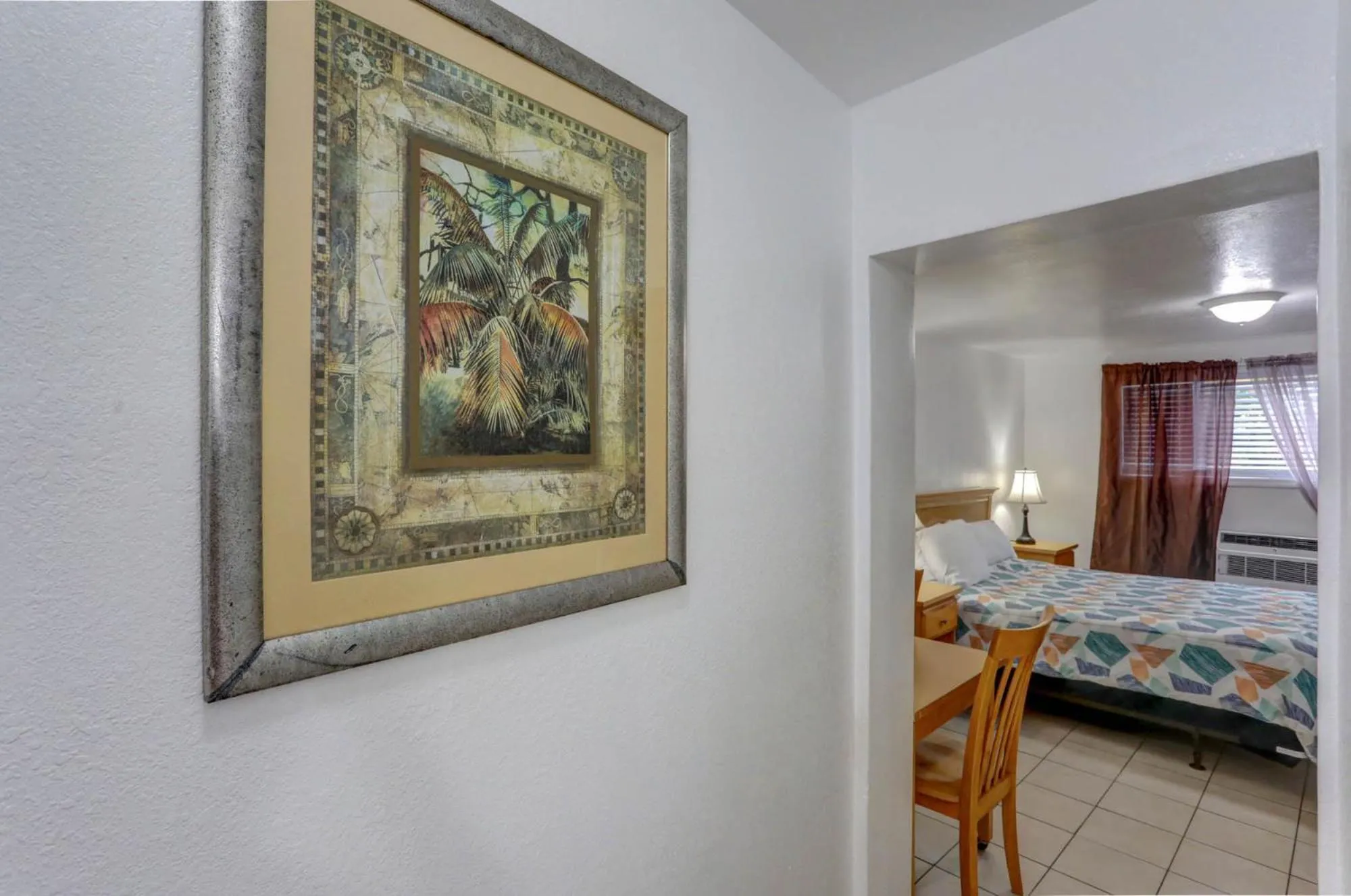 Bed in Richard's Motel