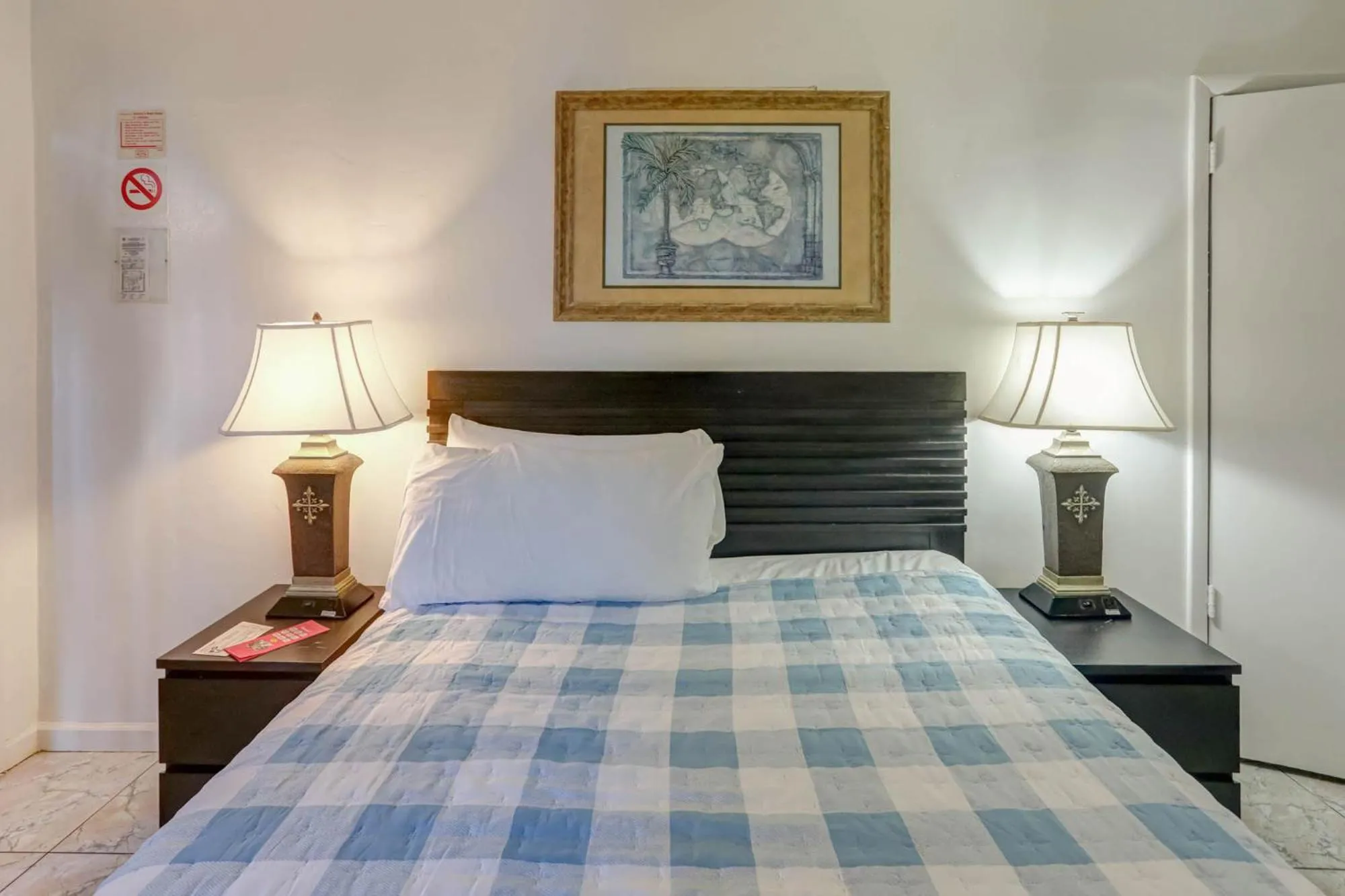 Bed in Richard's Motel