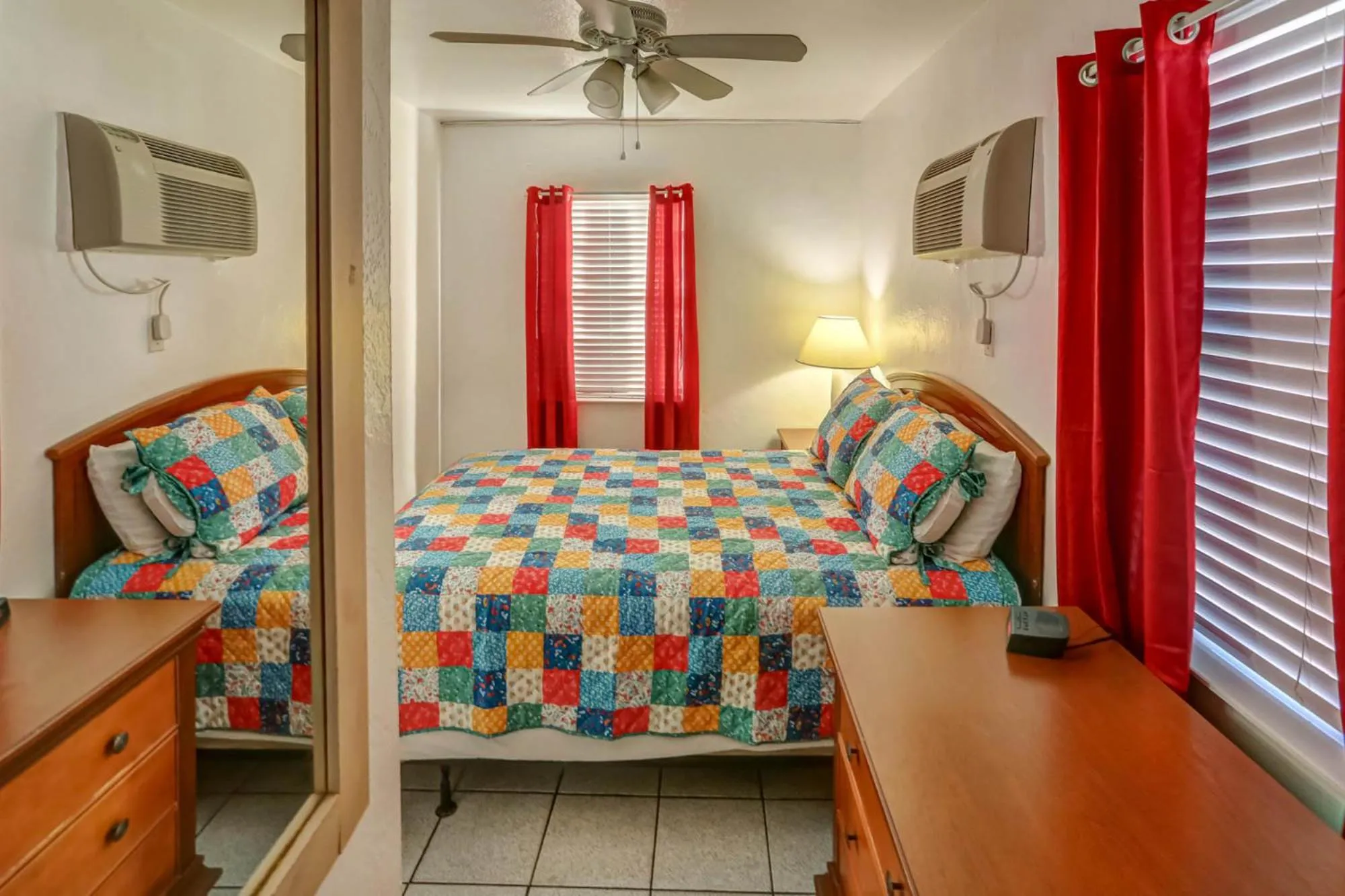 Bed in Richard's Motel