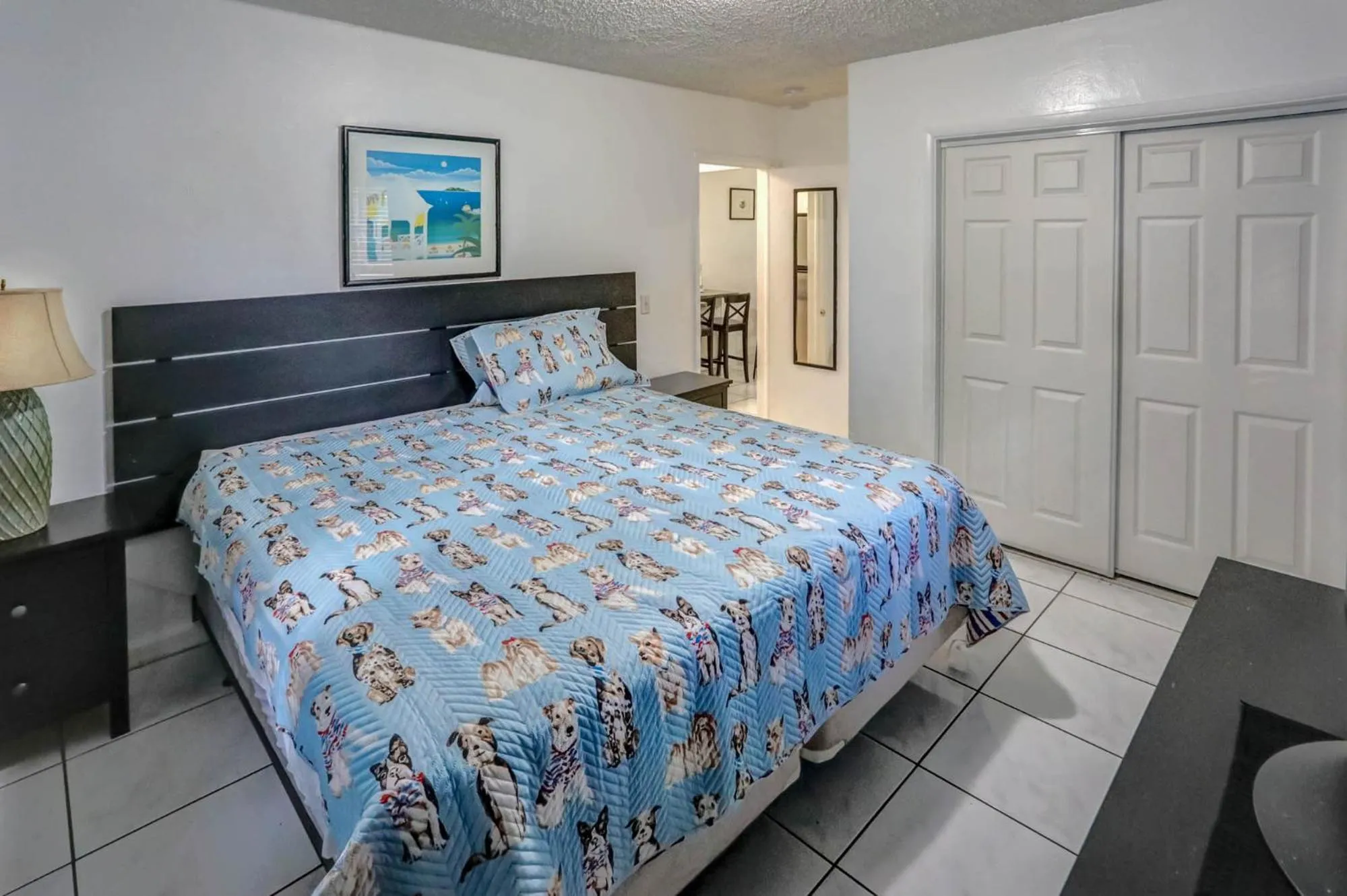 Bed in Richard's Motel