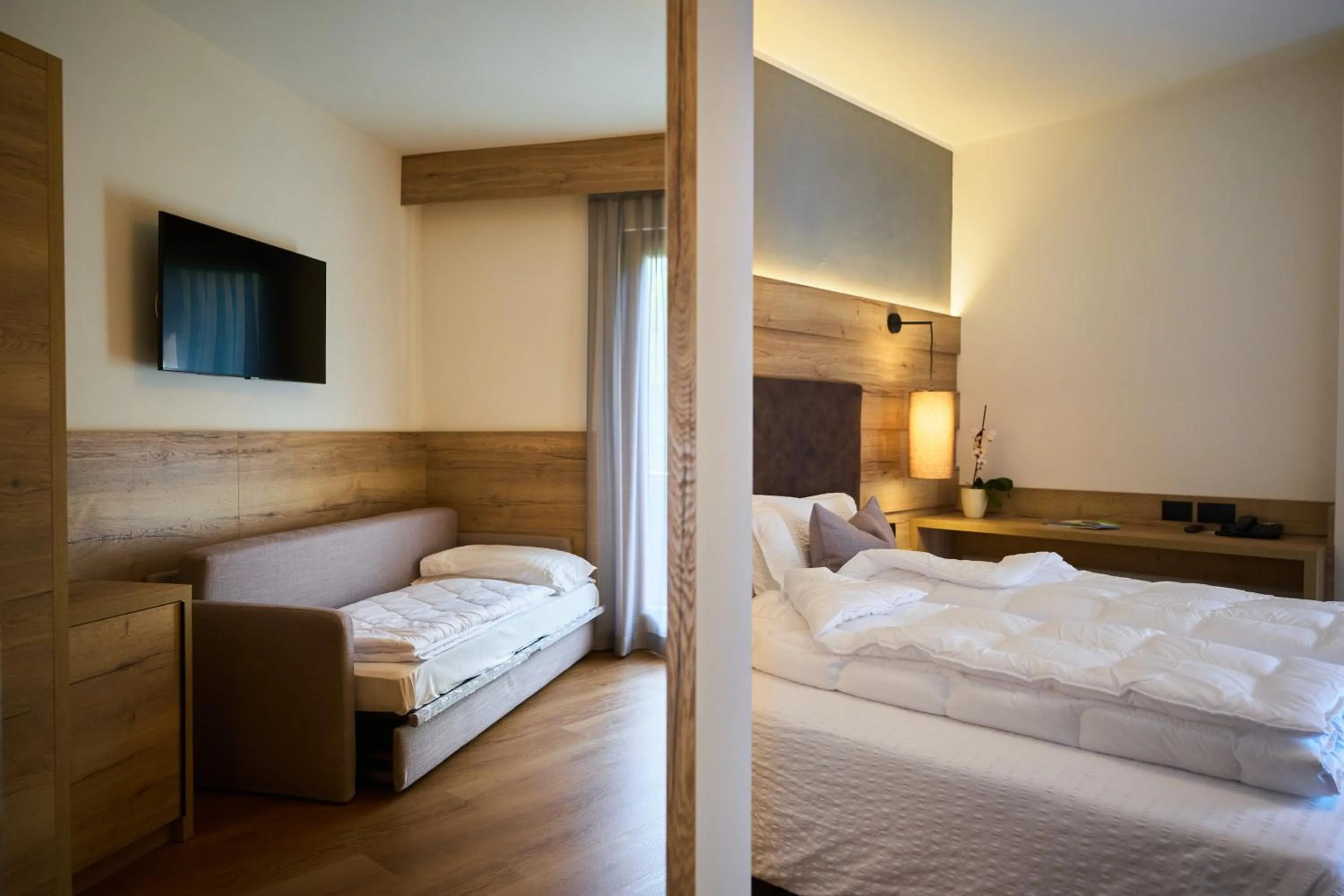 Living room, Bed in Hotel Rio