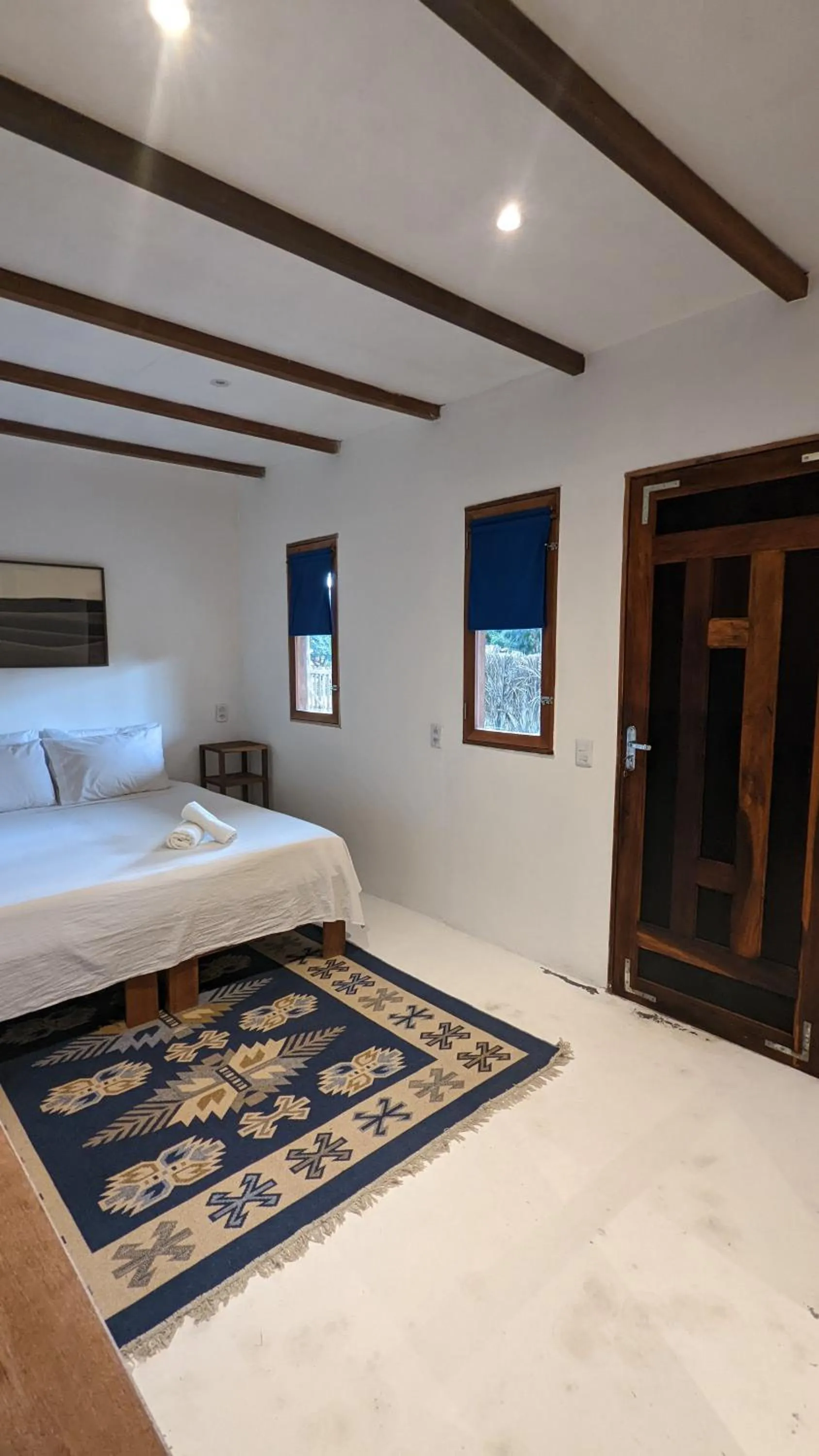 Bed in Pousada Eureka