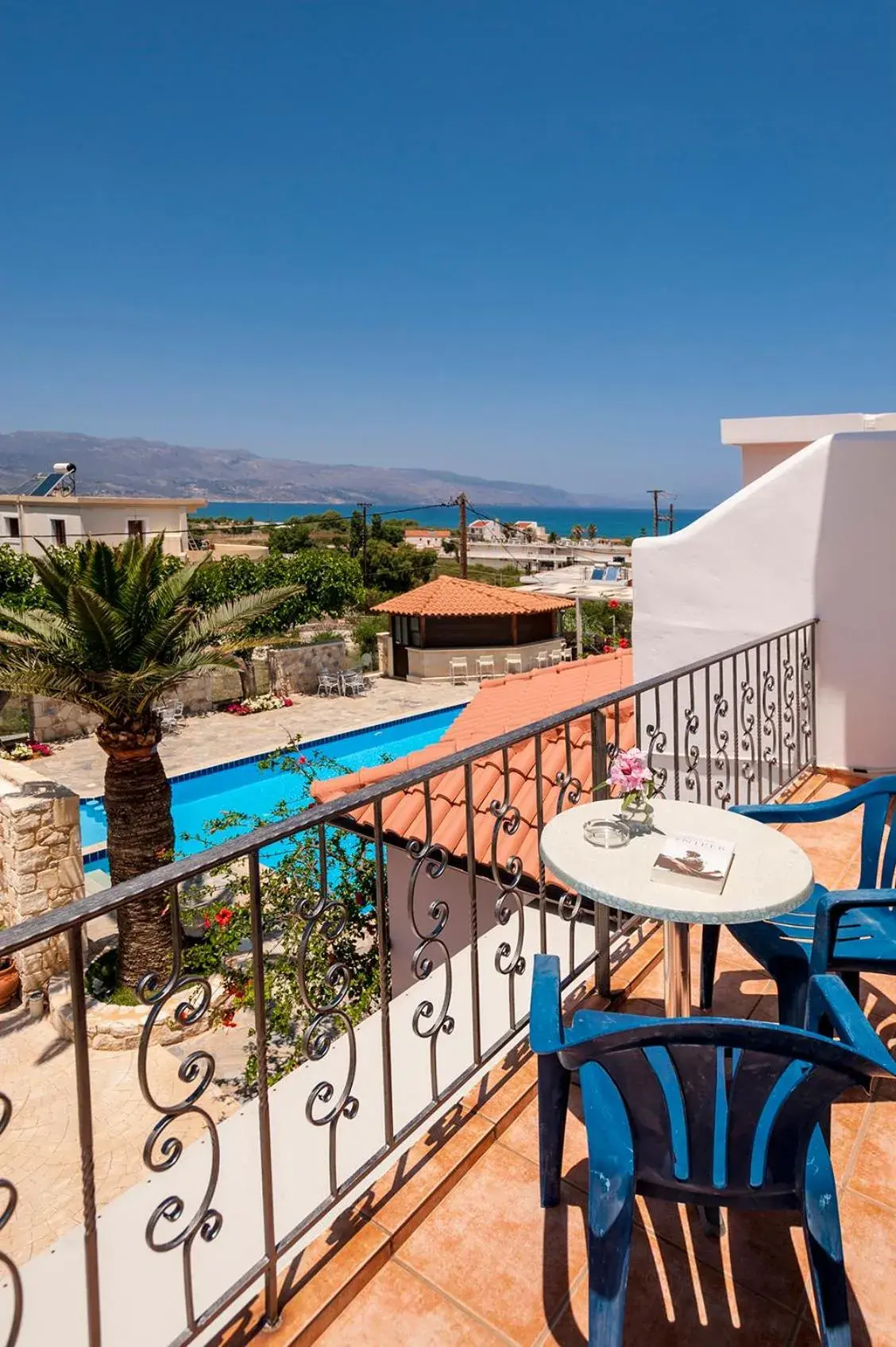 Pool view in Adelais Hotel Pool view in Adelais Hotel