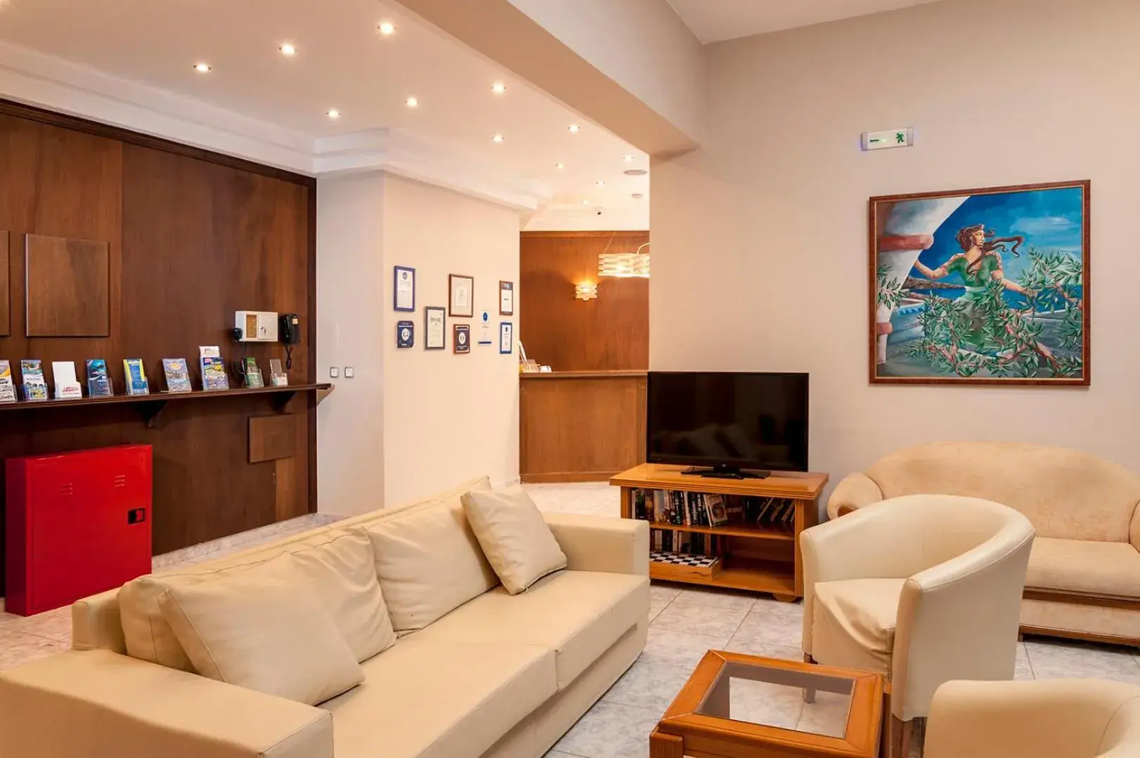 Living room in Adelais Hotel Living room in Adelais Hotel