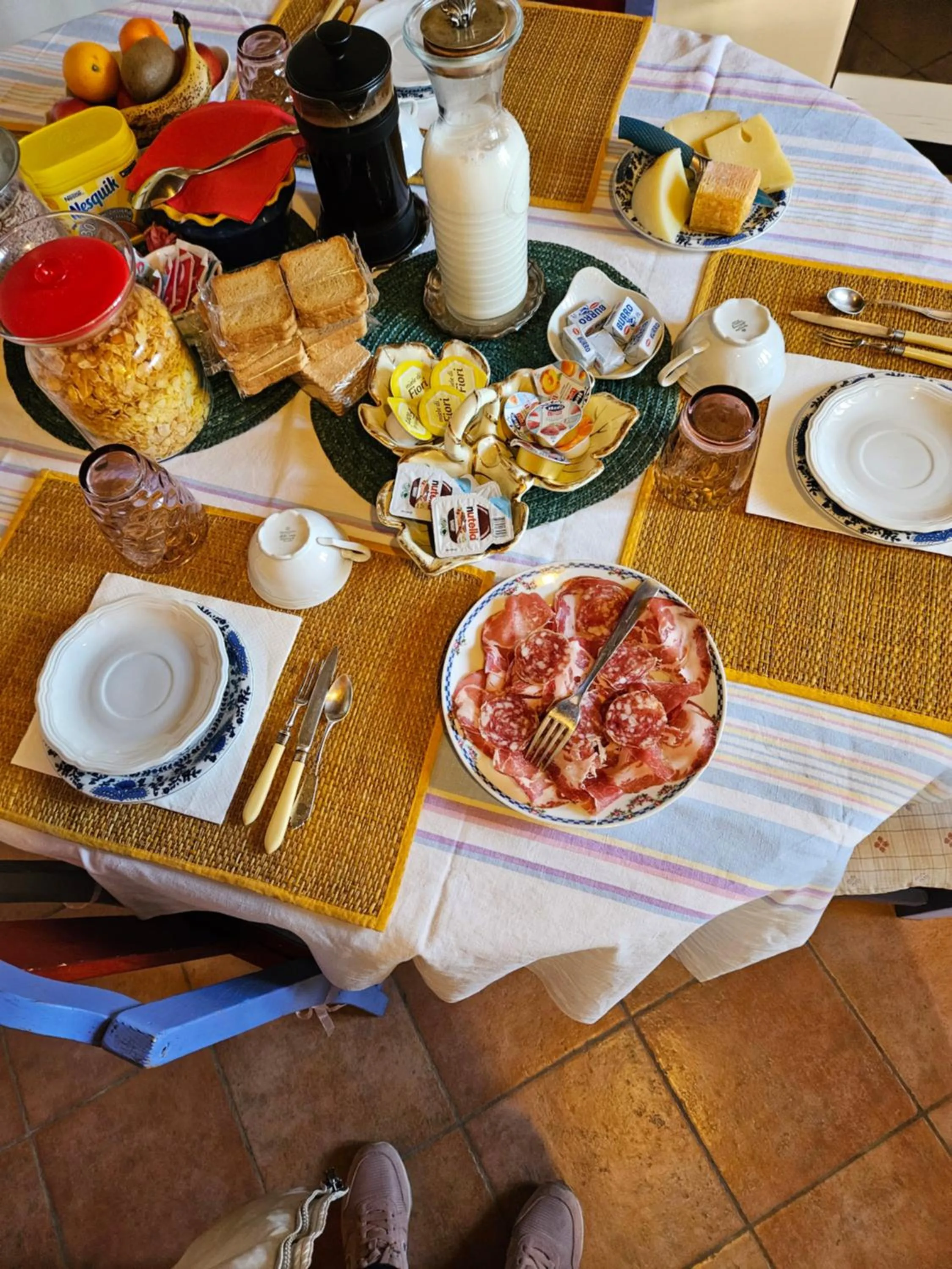 Breakfast in B&B Il Pioppo E La Fonte