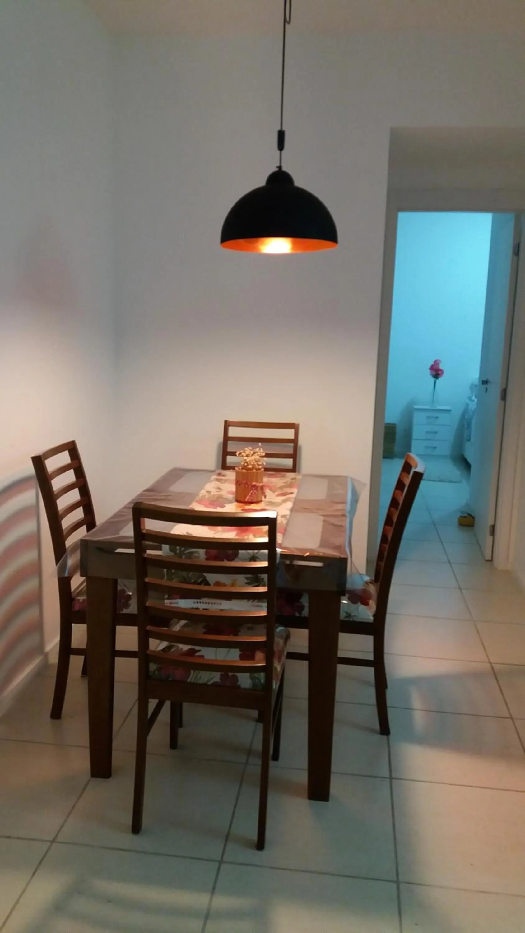 Dining area in Ap 2 suítes perto Projac Riocentro Parque Olímpico Rock in Rio