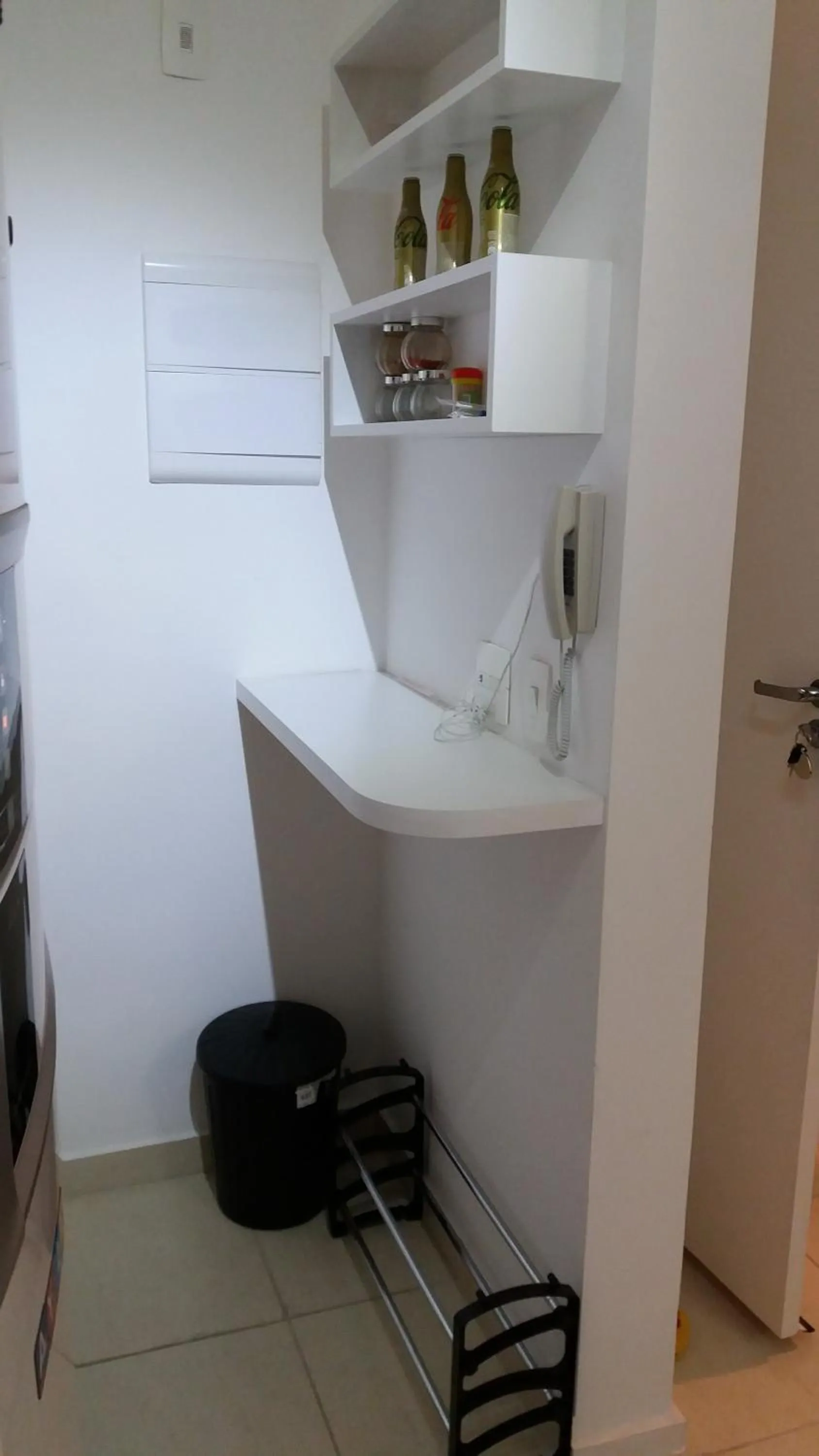 Kitchen or kitchenette in Ap 2 suítes perto Projac Riocentro Parque Olímpico Rock in Rio