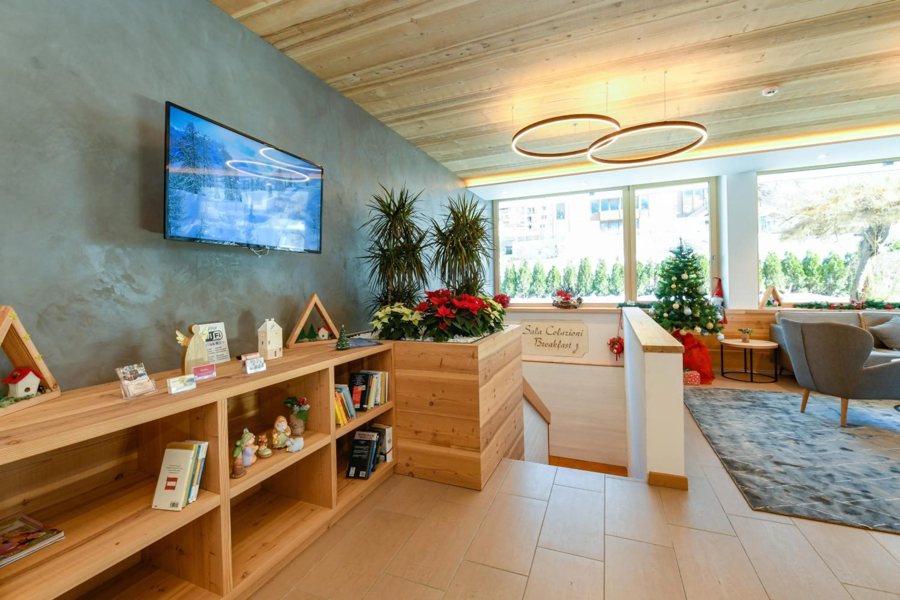 Lobby or reception in Bepy Hotel Garni