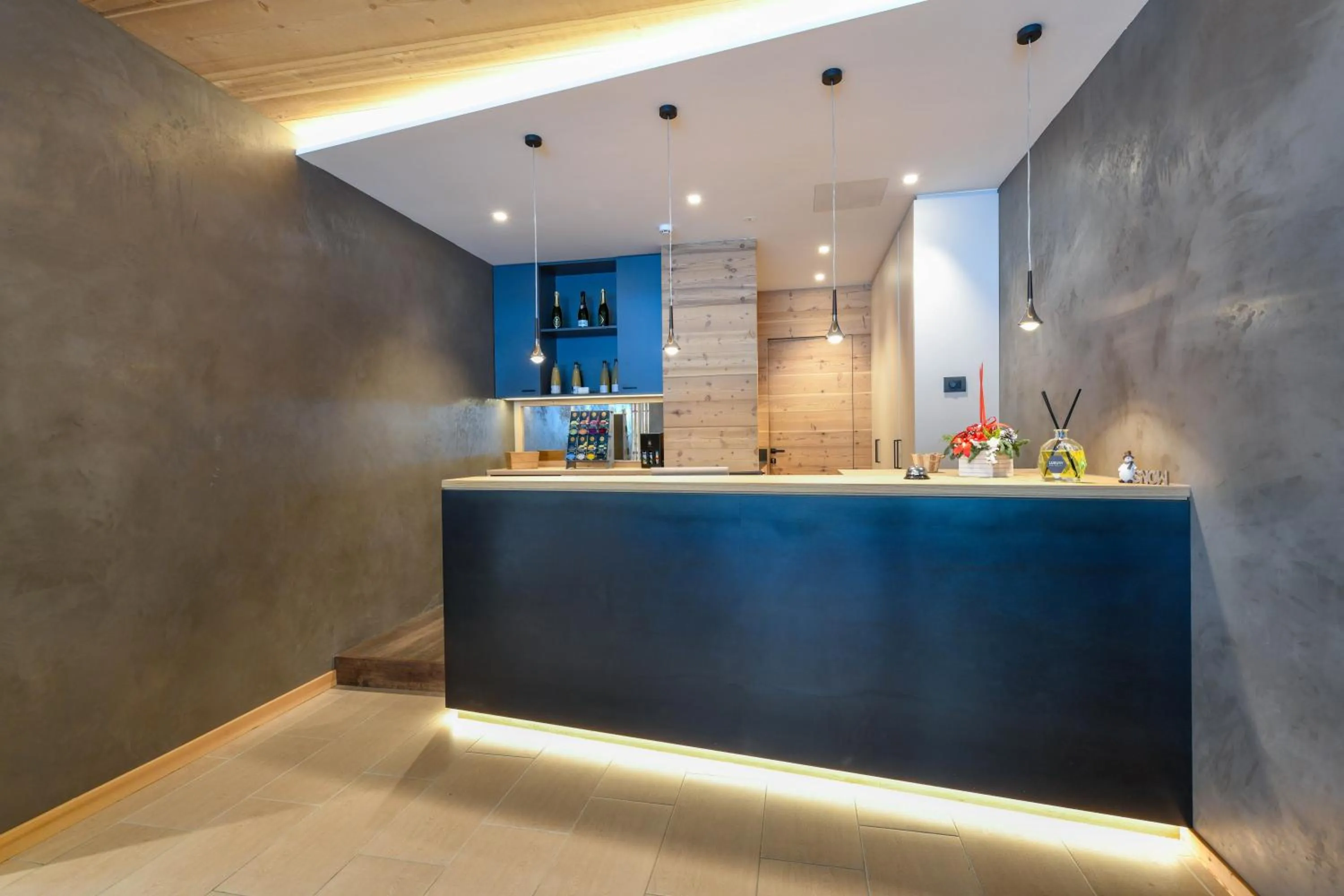 Lobby or reception in Bepy Hotel Garni