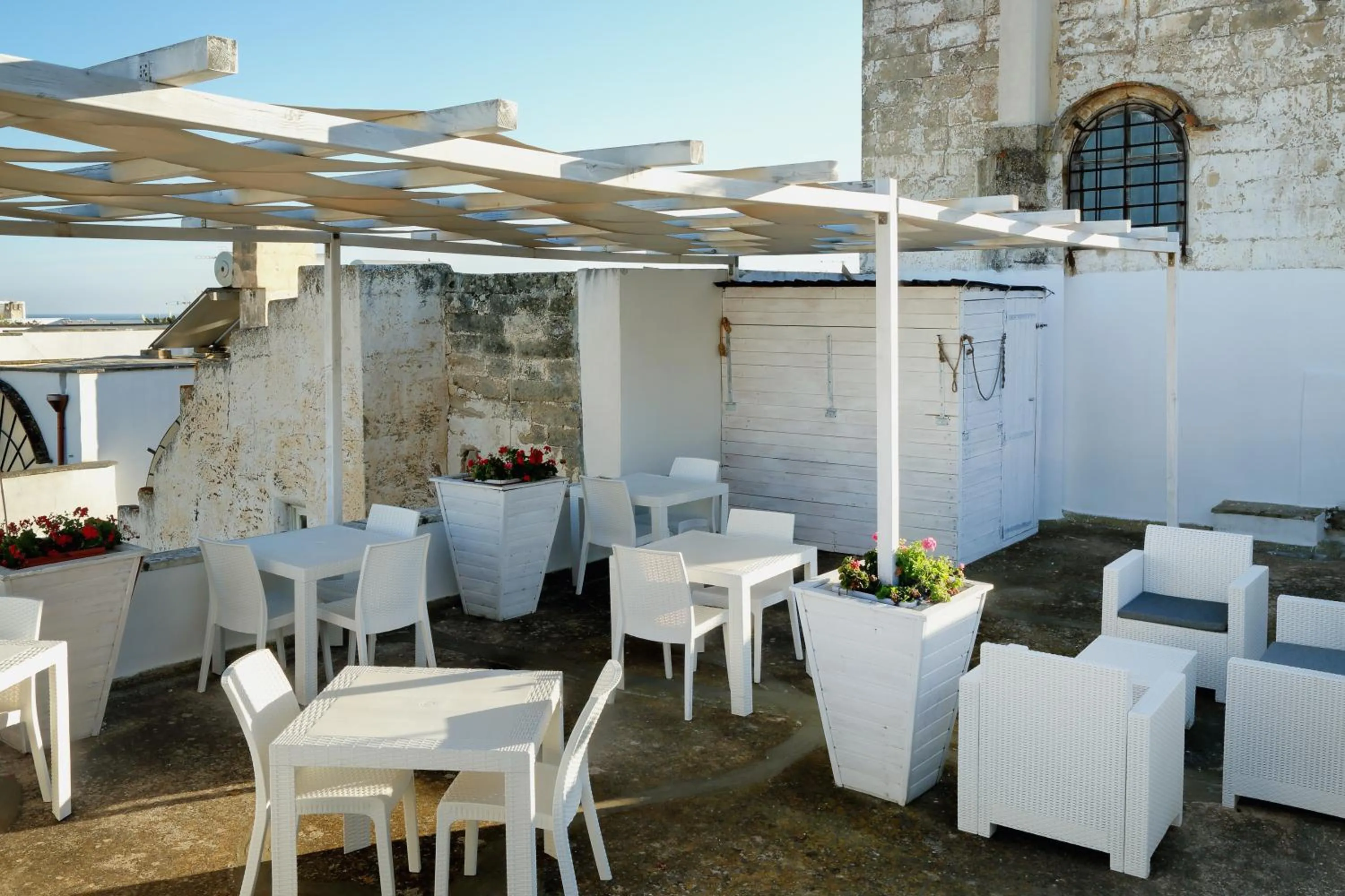 Balcony/Terrace in B&B Dimora Muzio and Restaurant