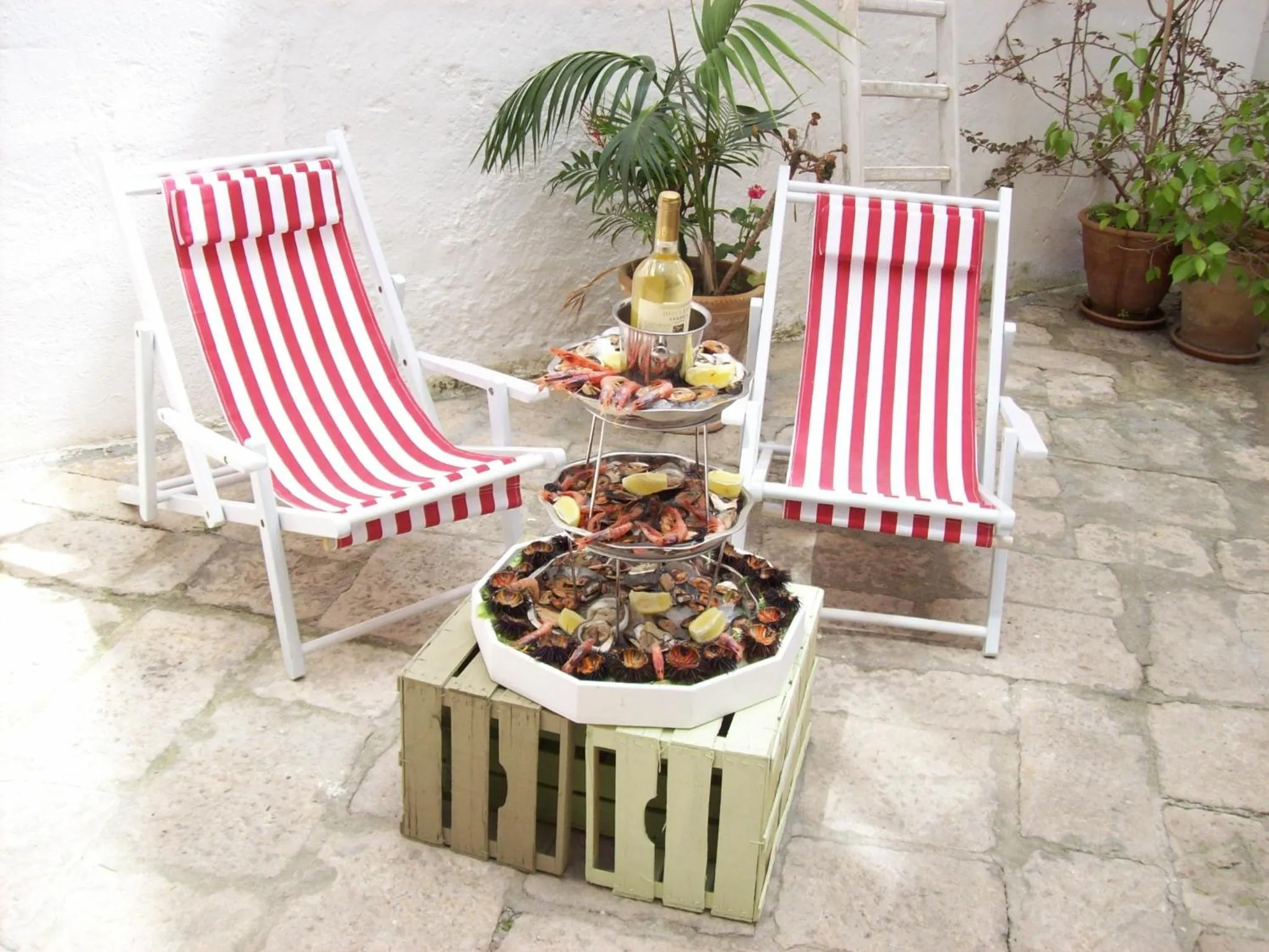 Seating area in B&B Dimora Muzio and Restaurant