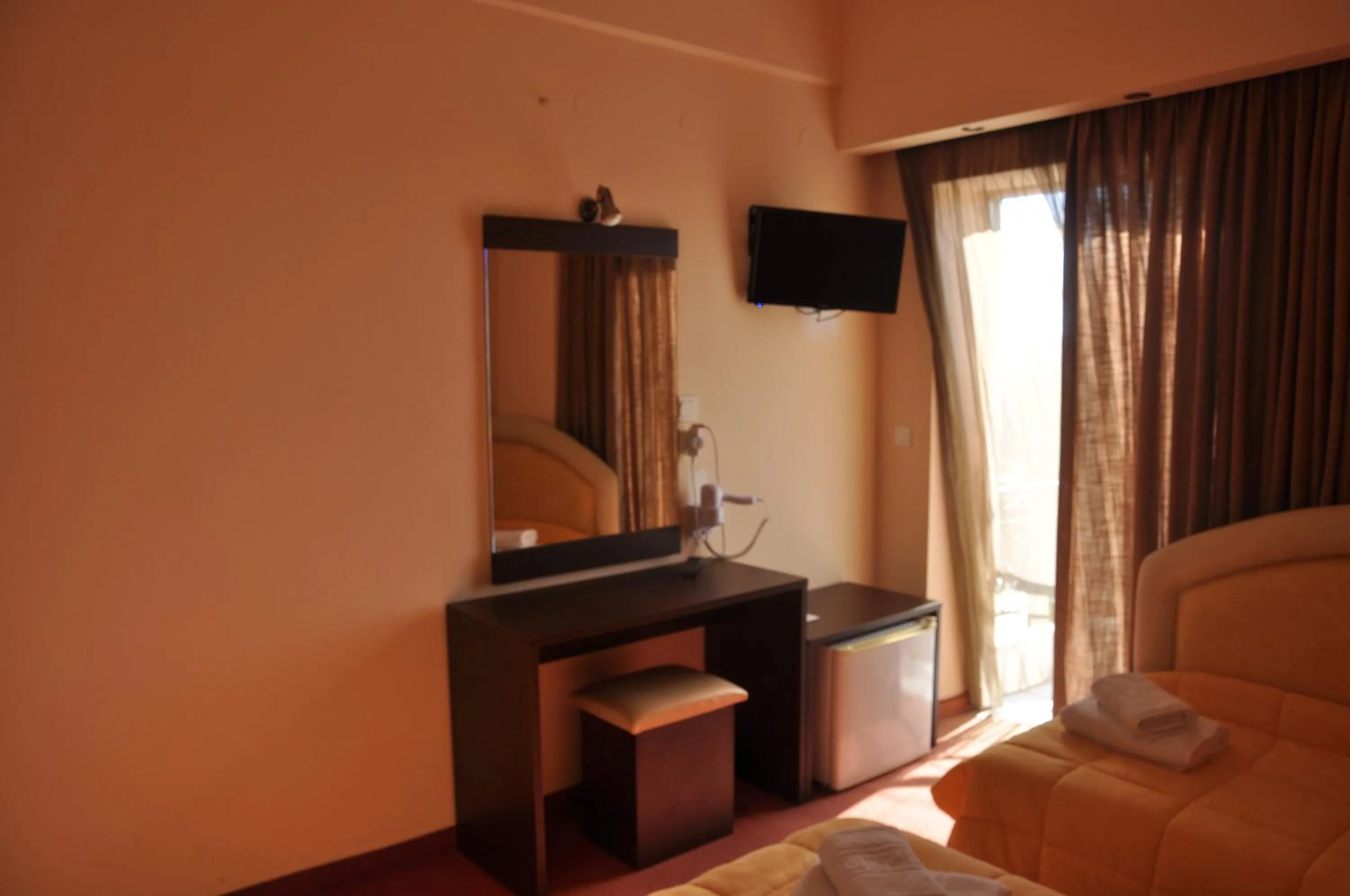 Bedroom, Bed in Hotel Drosia