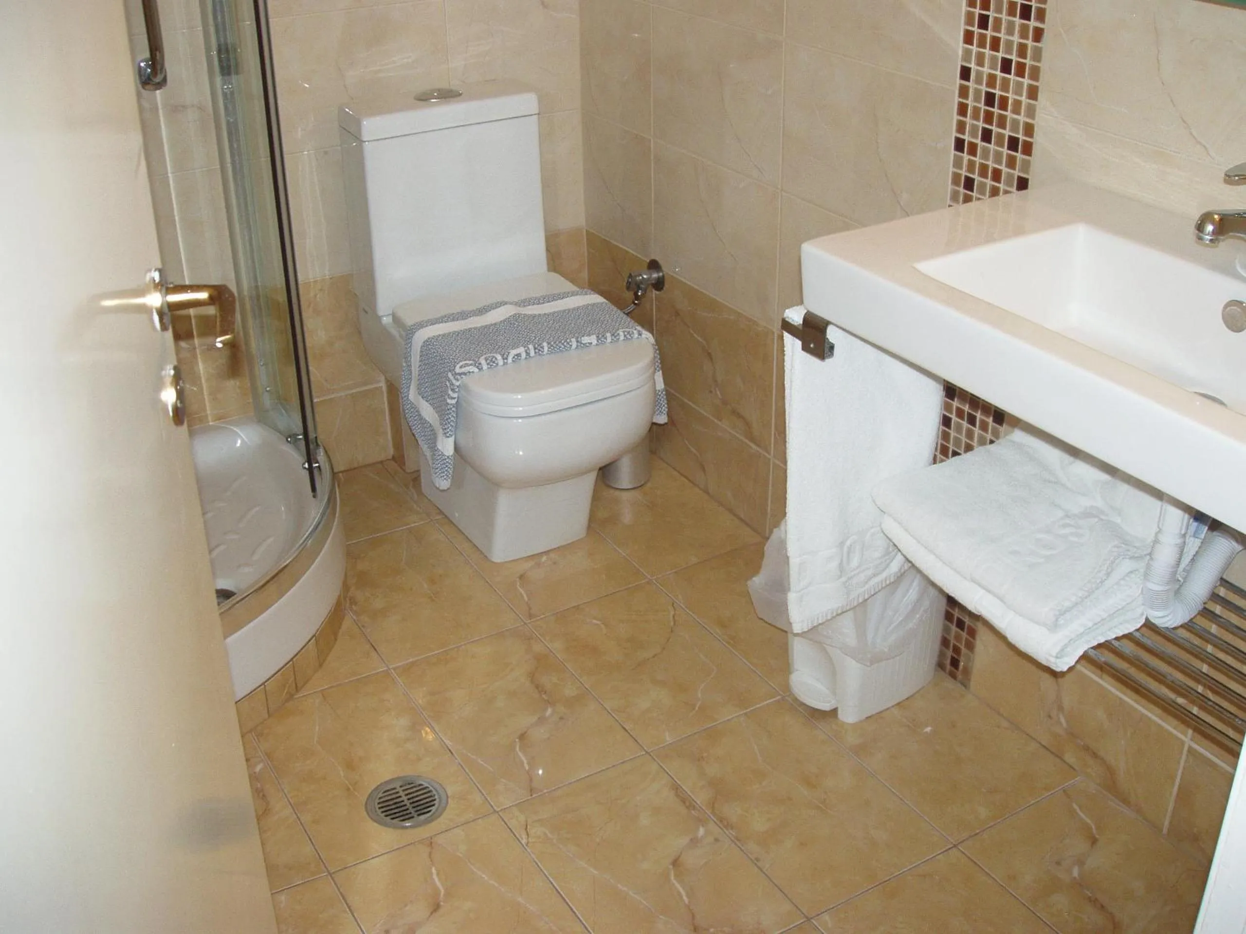 Toilet in Hotel Drosia