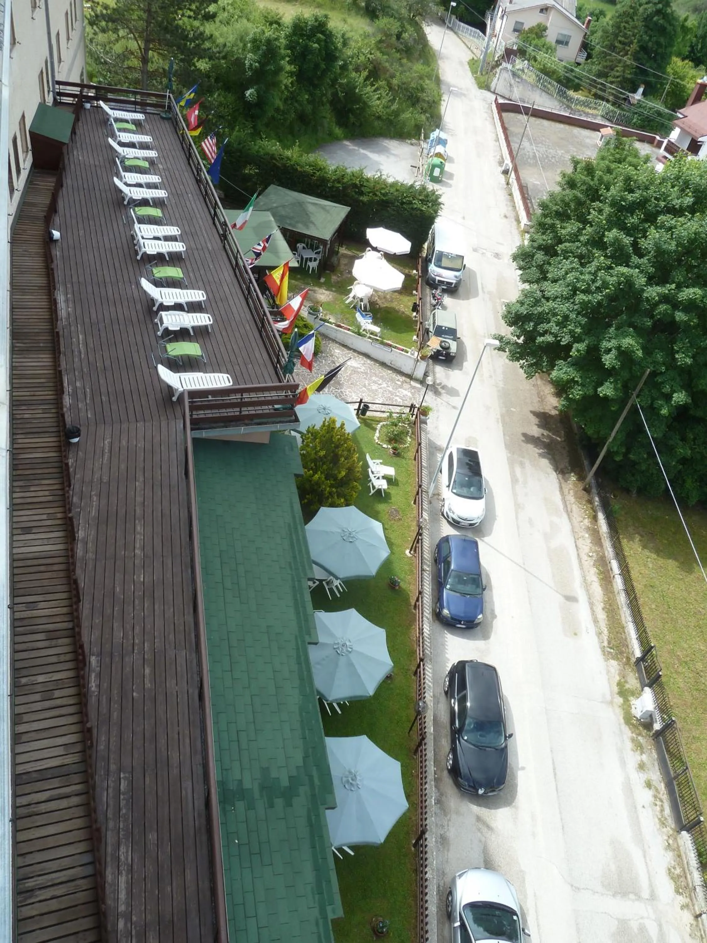Balcony/Terrace in Hotel Caldora