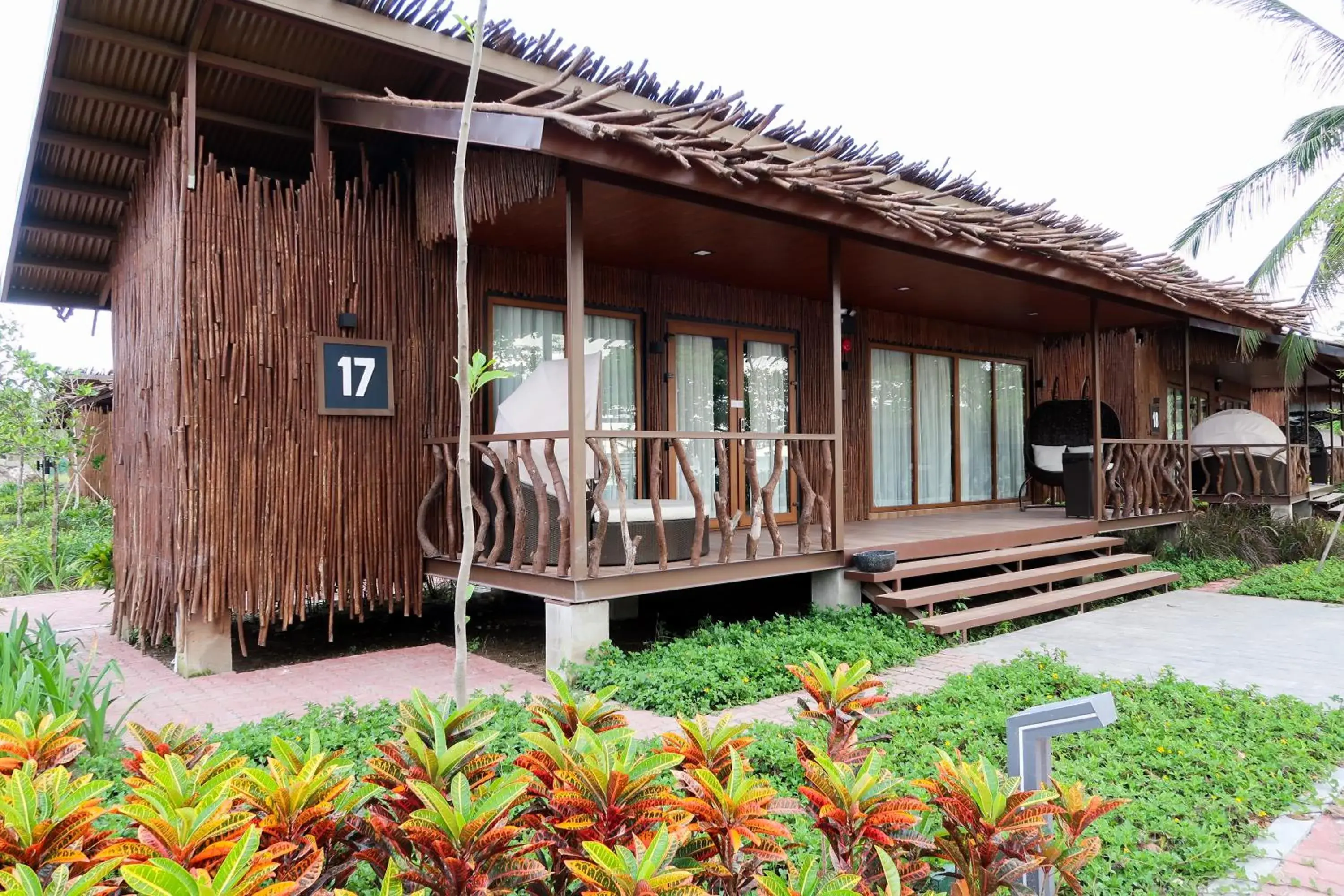 Sea view in Crusoe Cabins Casobe Sea view in Crusoe Cabins Casobe