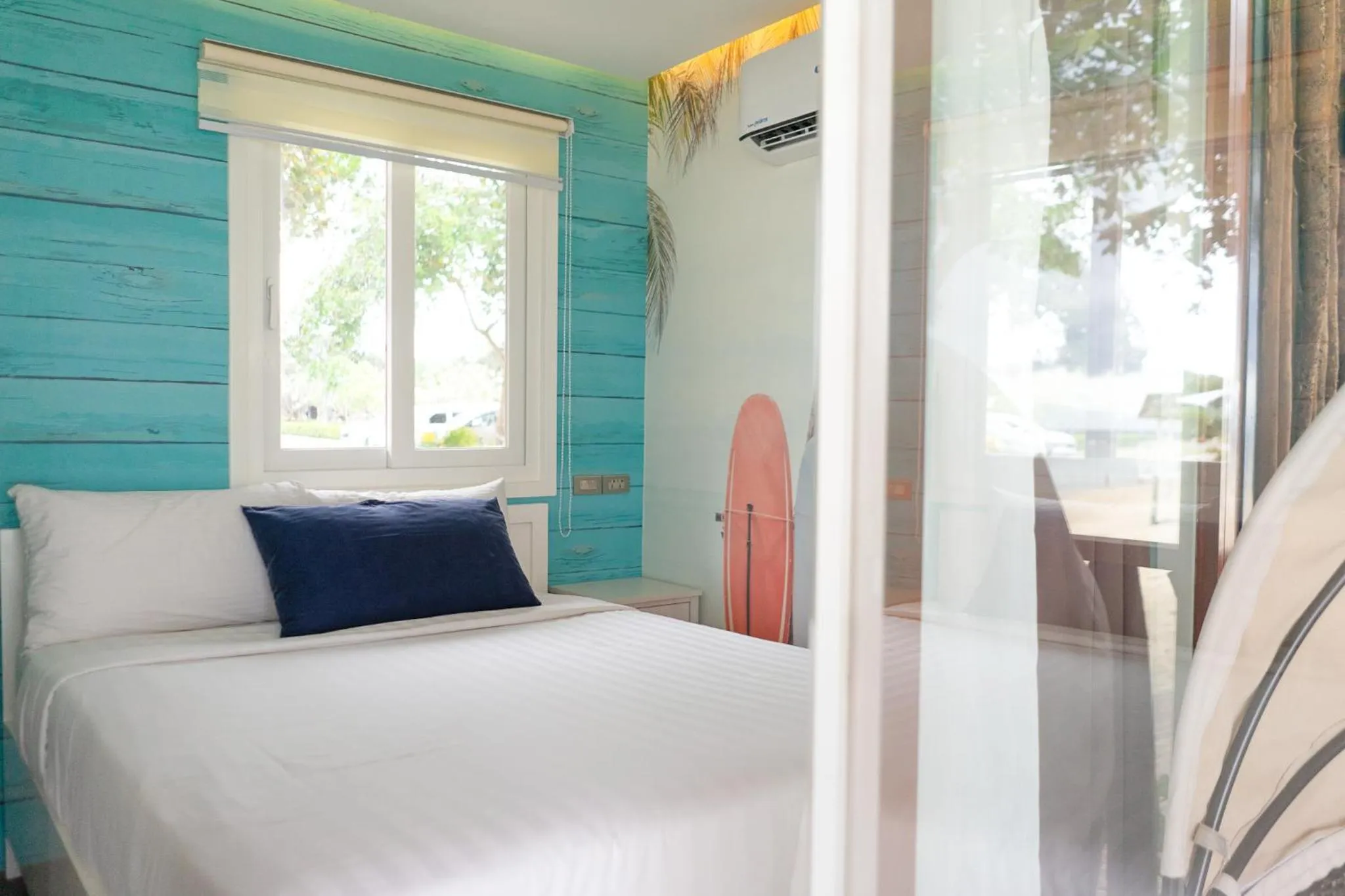 Bed in Crusoe Cabins Casobe