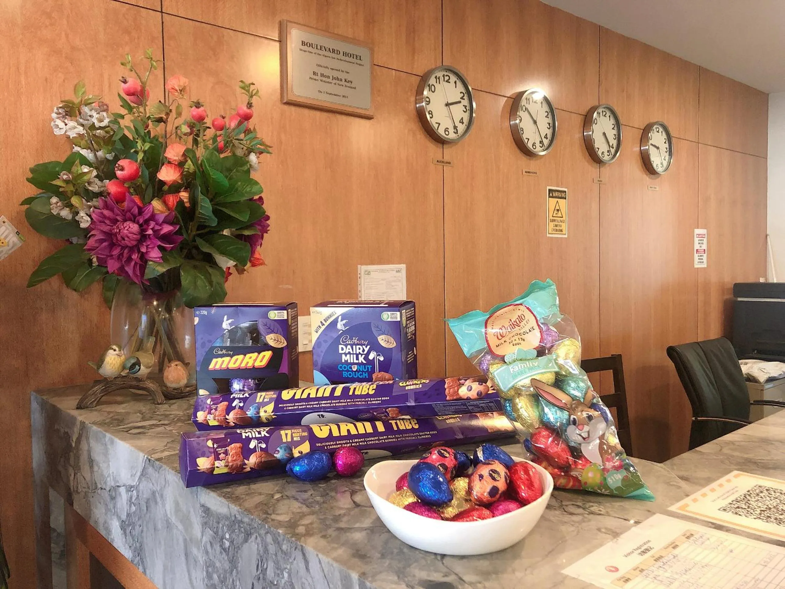 Lobby or reception in Boulevard Hotel