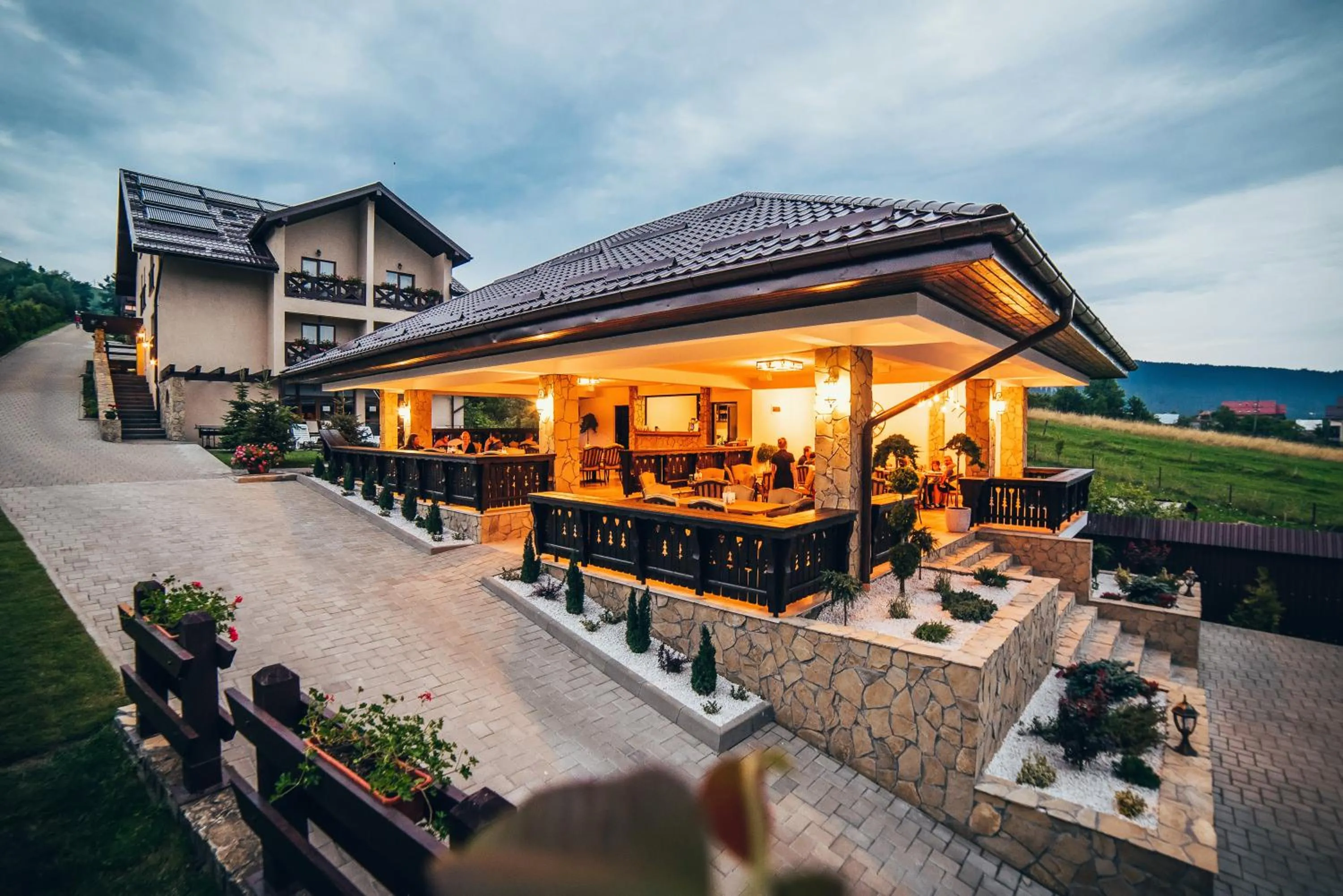 Property building in Pension Casa Humor