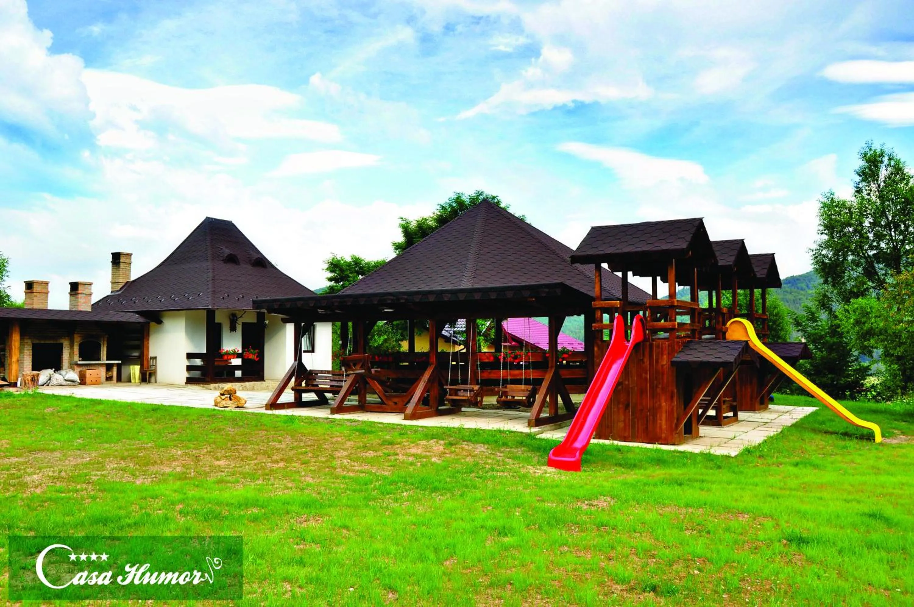 Children play ground in Pension Casa Humor