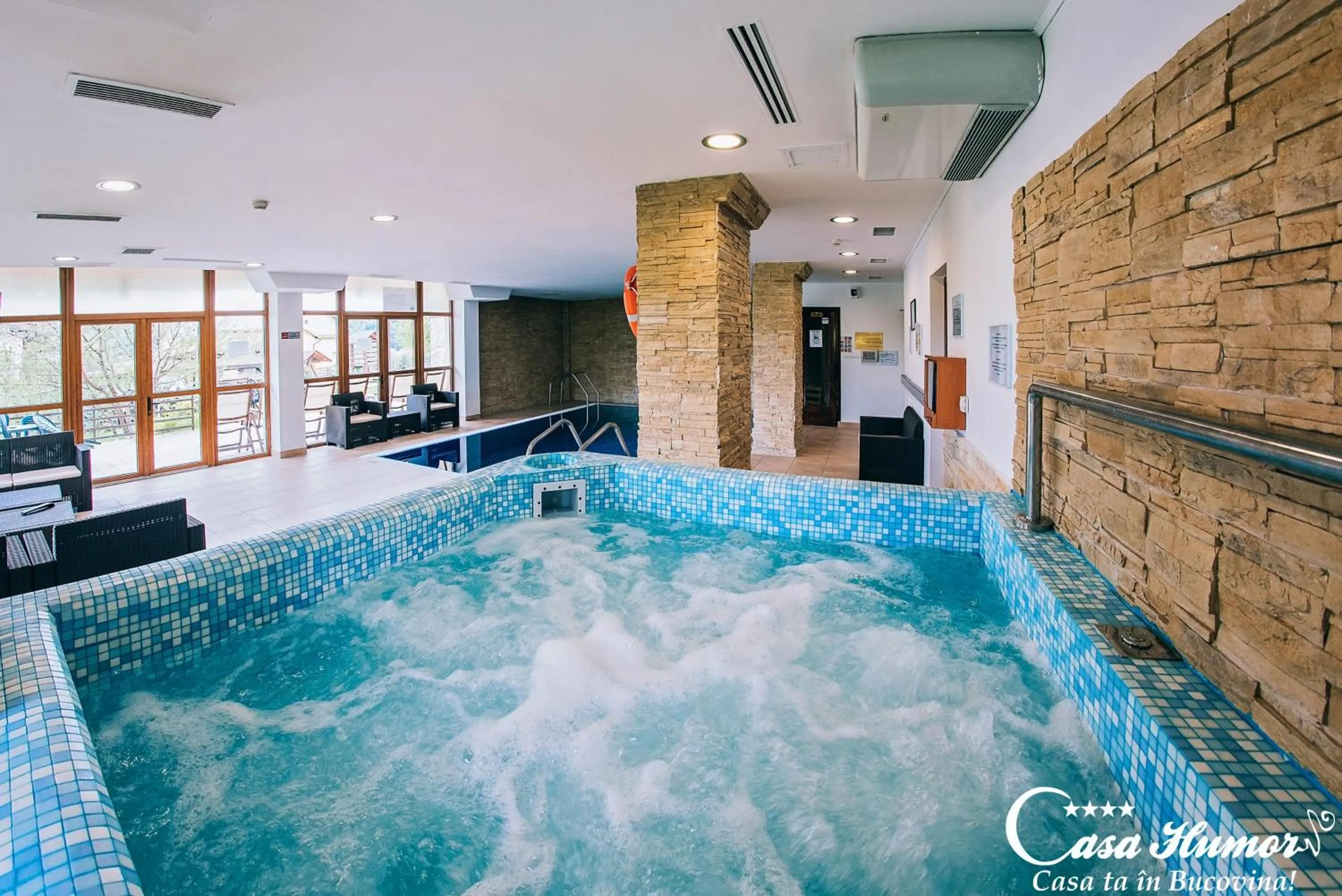 Hot Tub in Pension Casa Humor