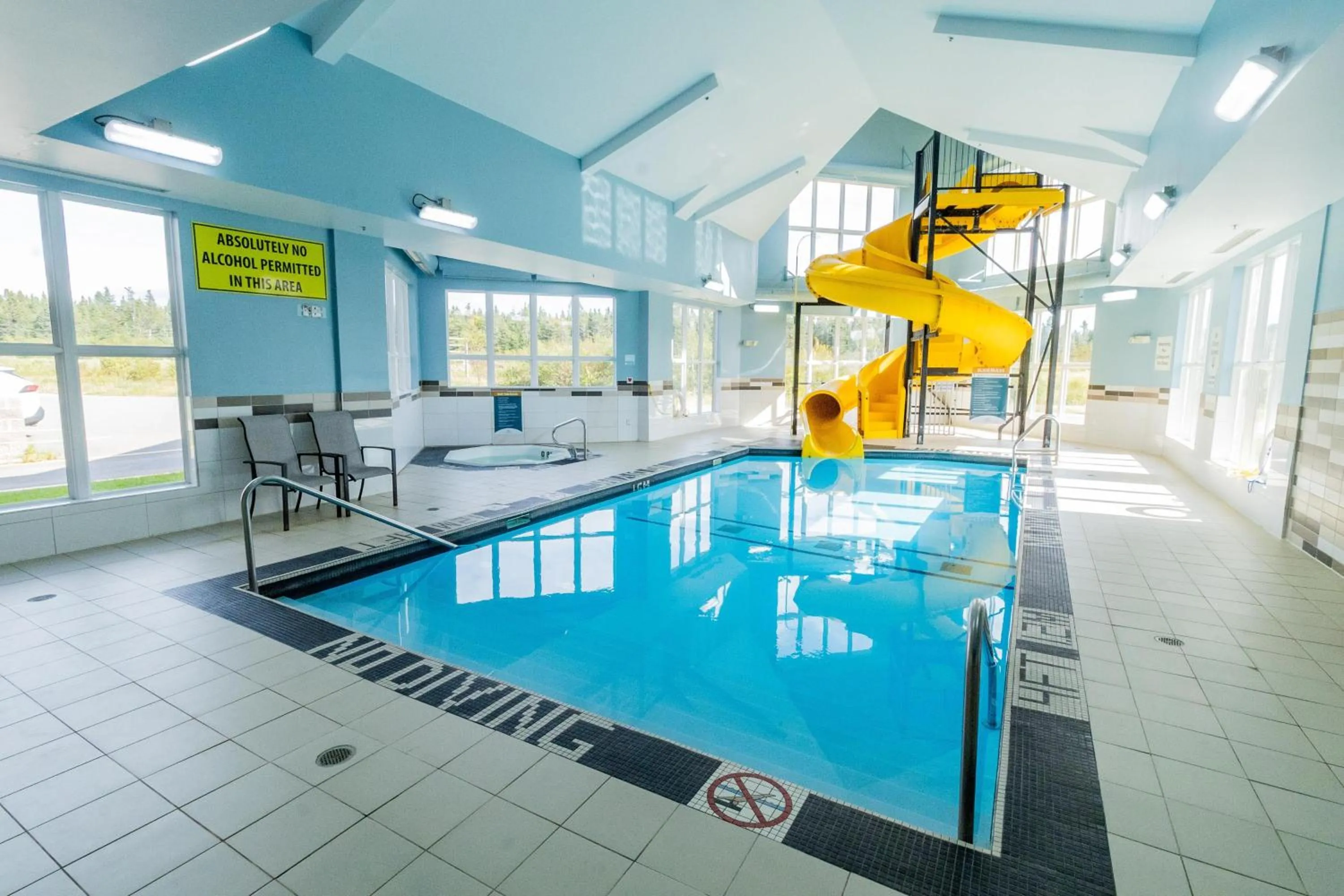 Pool view in Deer Lake Horizon Hotel, BW Signature Collection