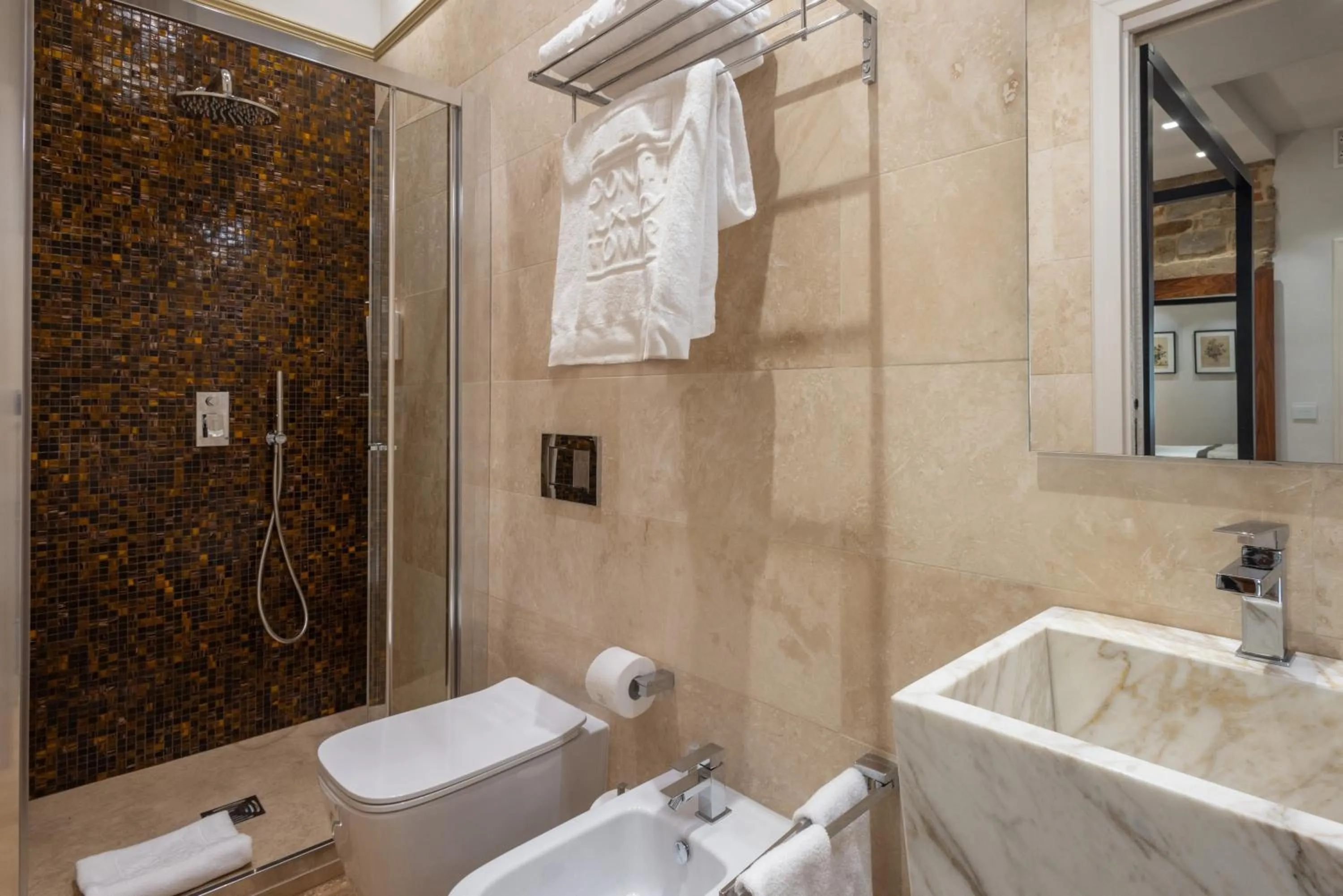 Bathroom in Donati Luxury Tower Suites