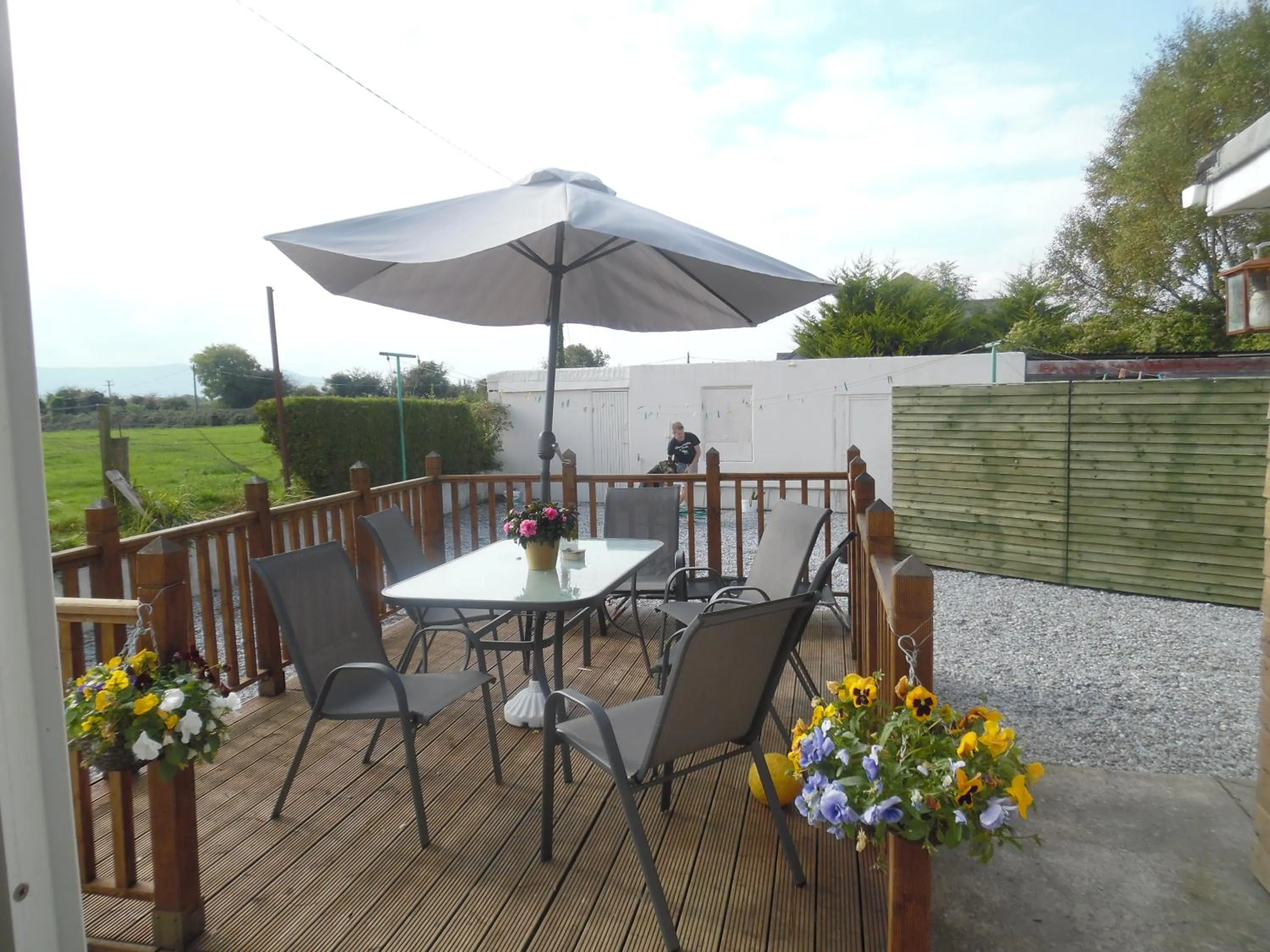 Patio in River Meadows B&B