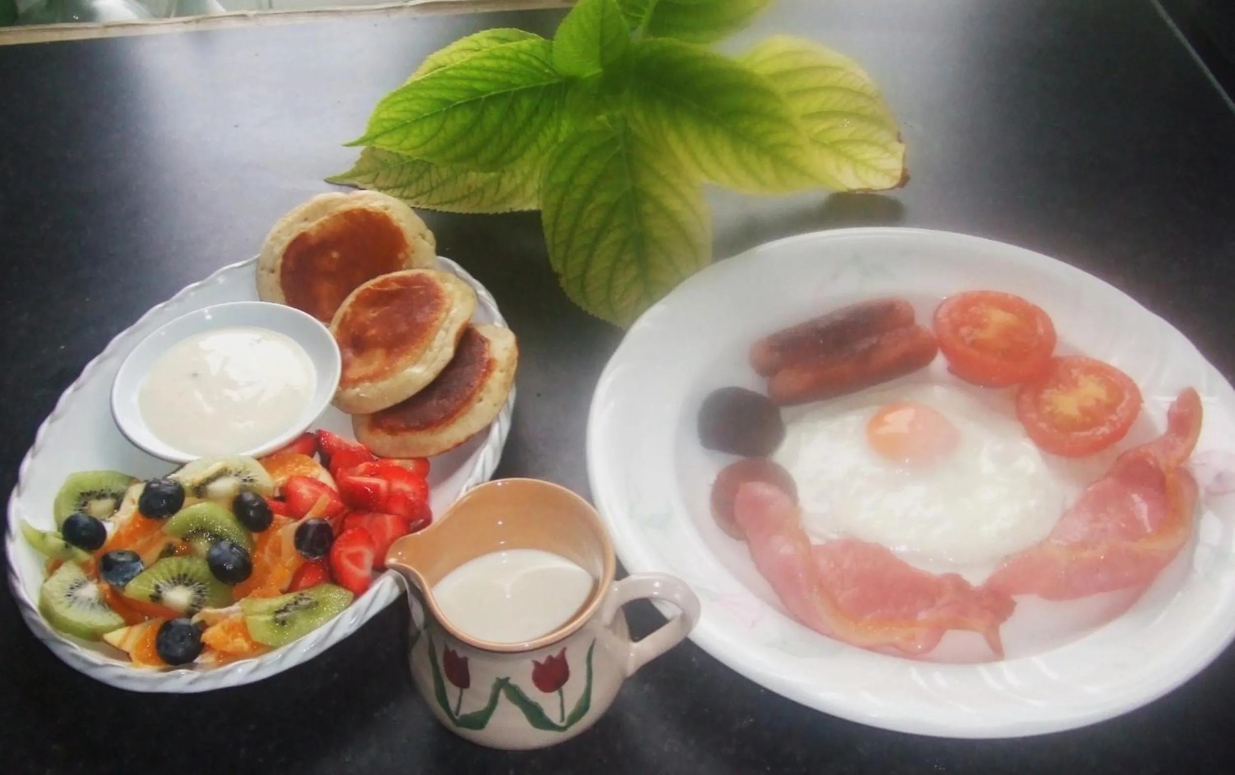 Continental breakfast in River Meadows B&B