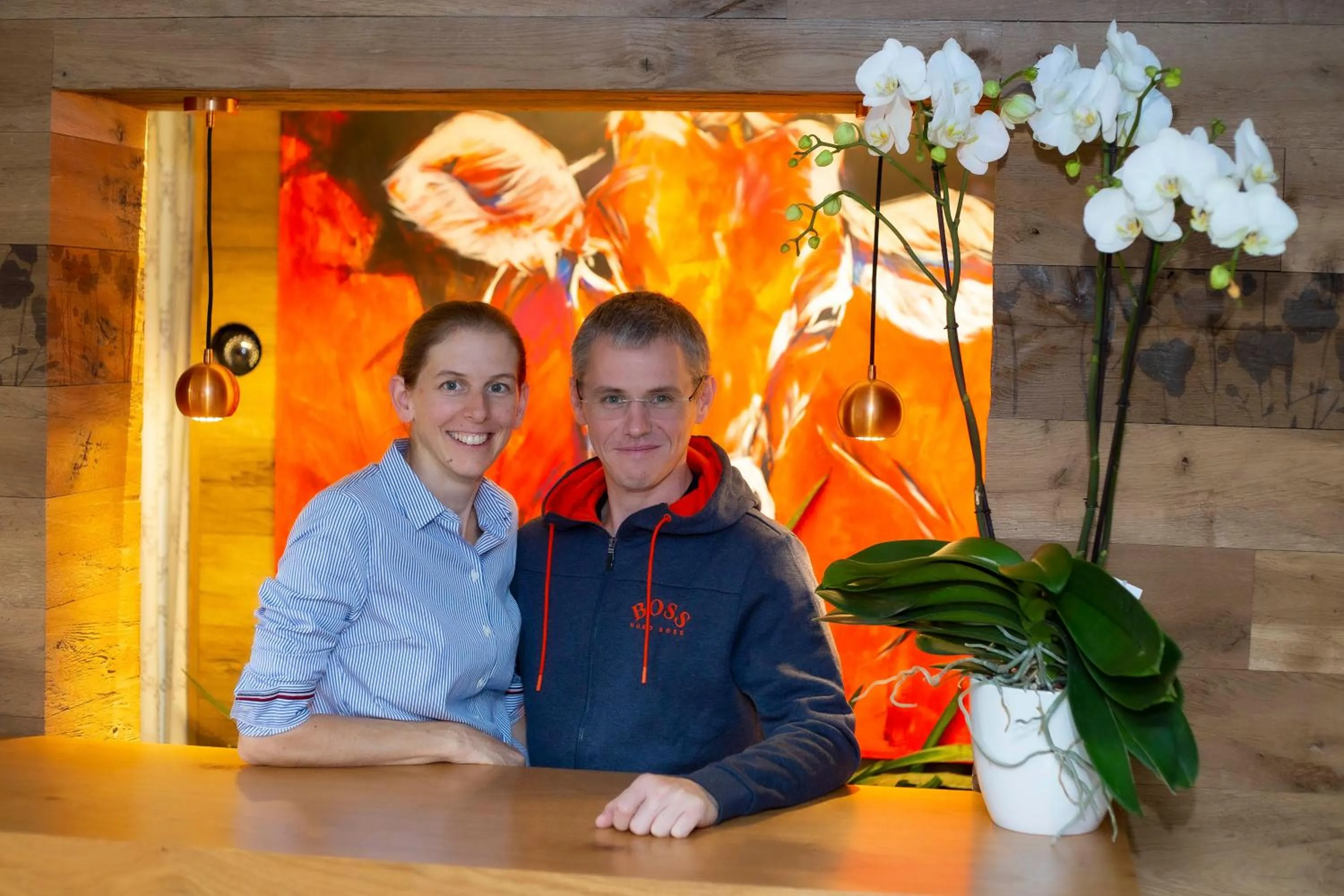 Lobby or reception in Hotel Lucia - 3 Sterne Superior