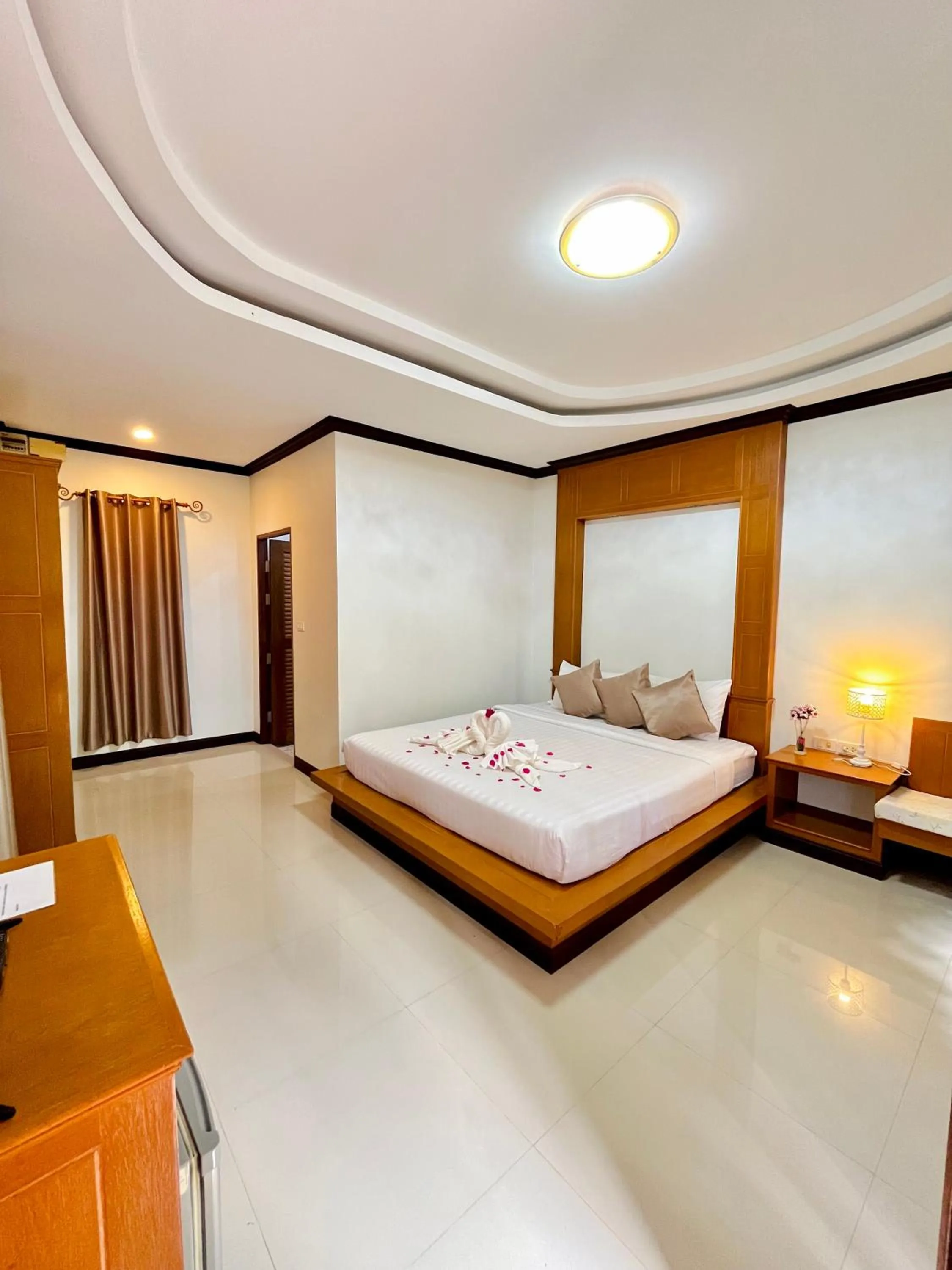 Bed in Lanta Nature House