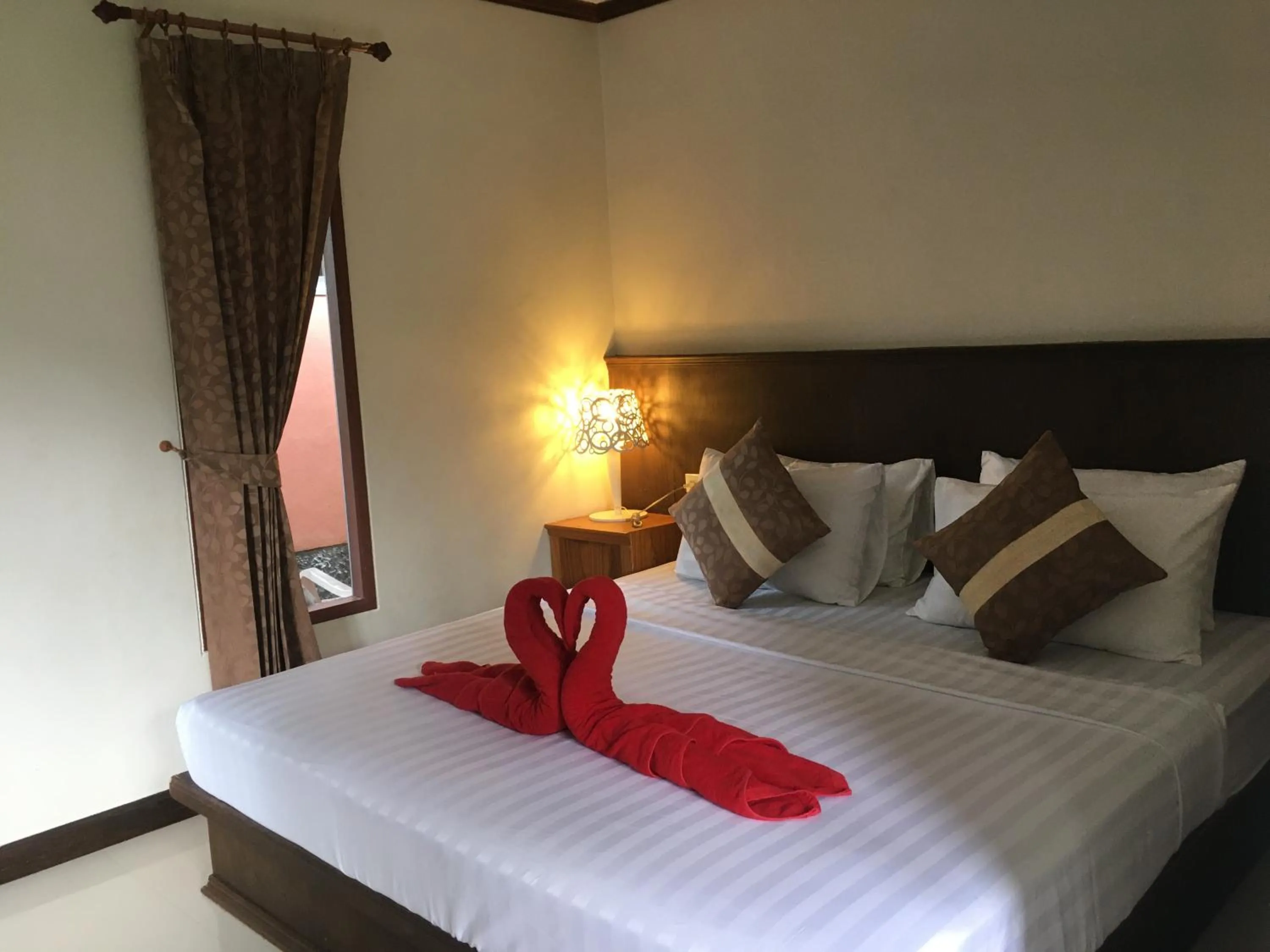 Bed in Lanta Nature House