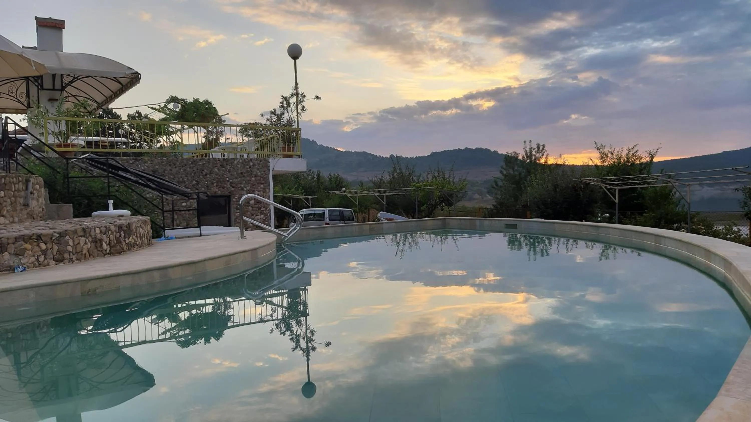 Patio in Family Hotel Belvedere
