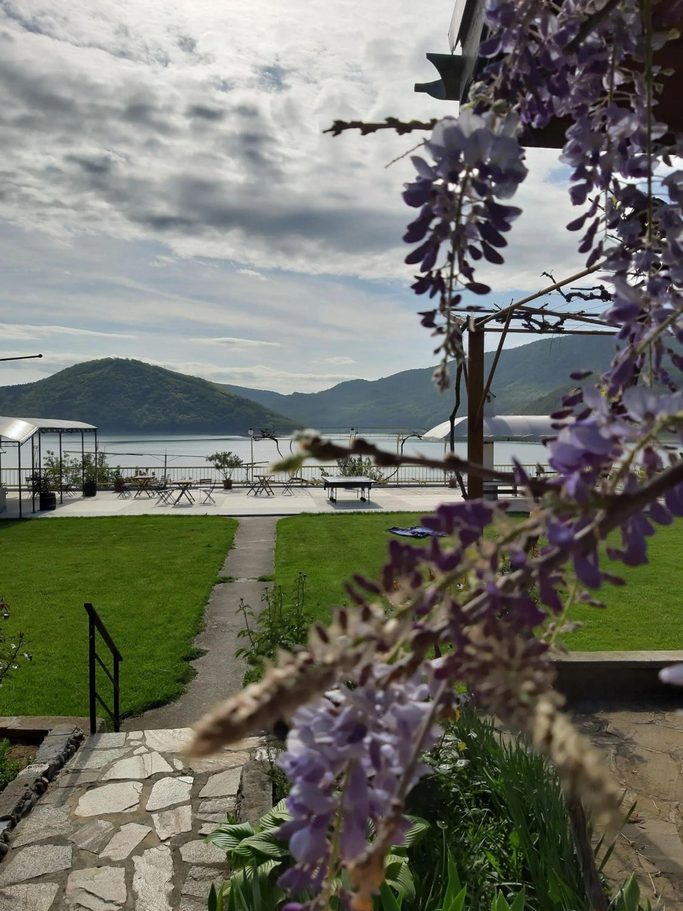 Patio in Family Hotel Belvedere