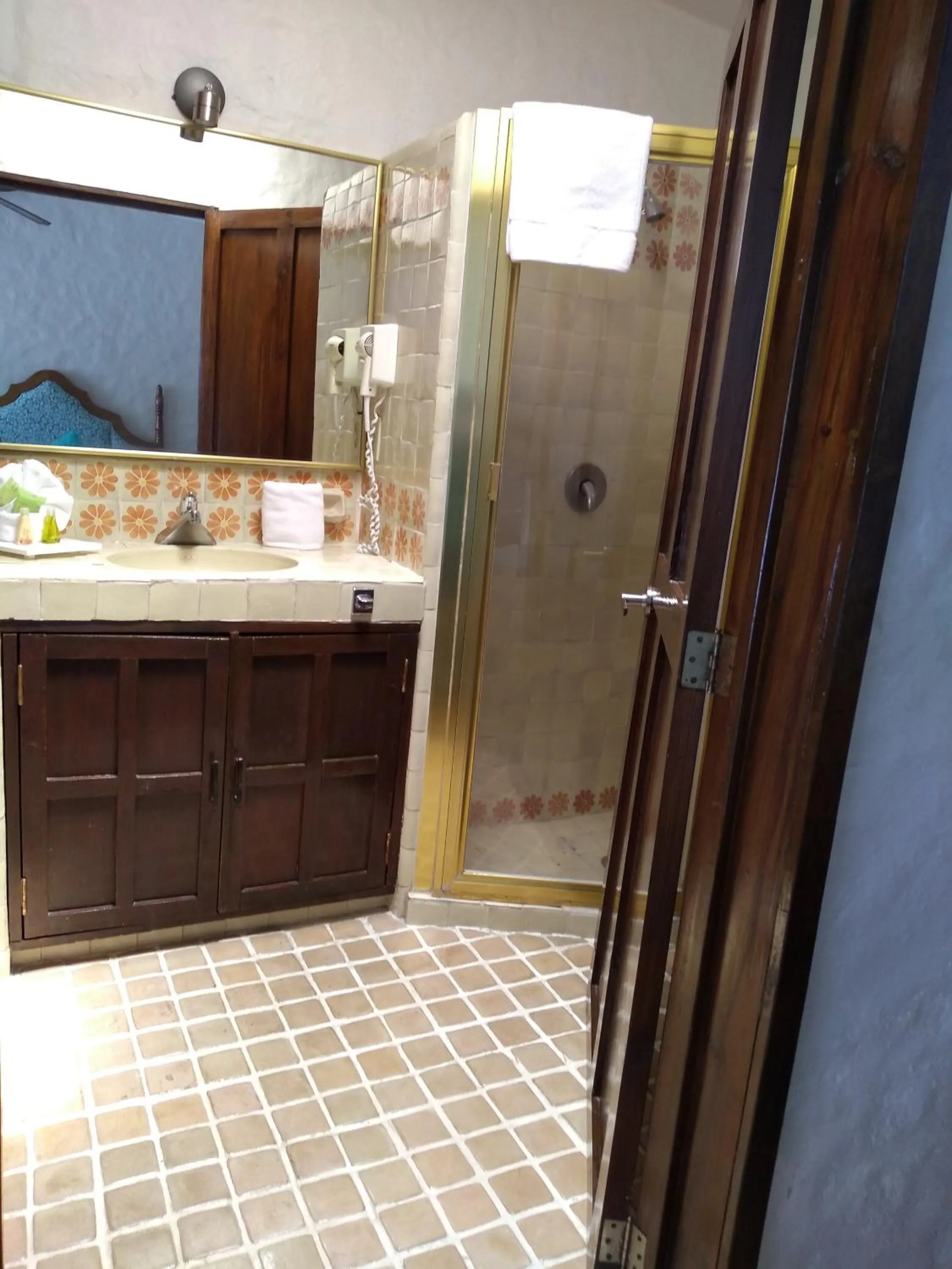 Shower in Hotel Posada Quinta Las Flores