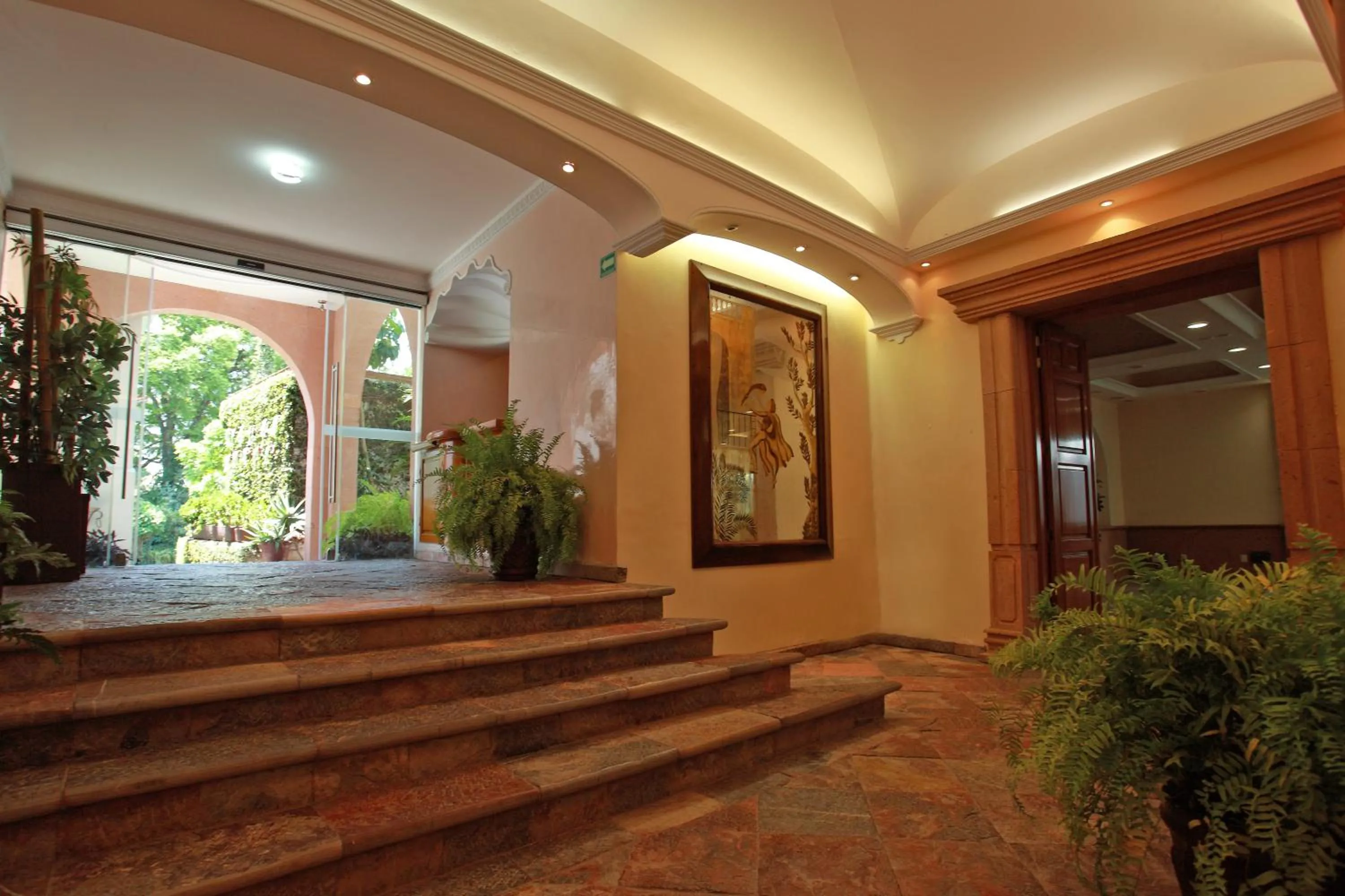 Lobby or reception in Hotel Posada Quinta Las Flores