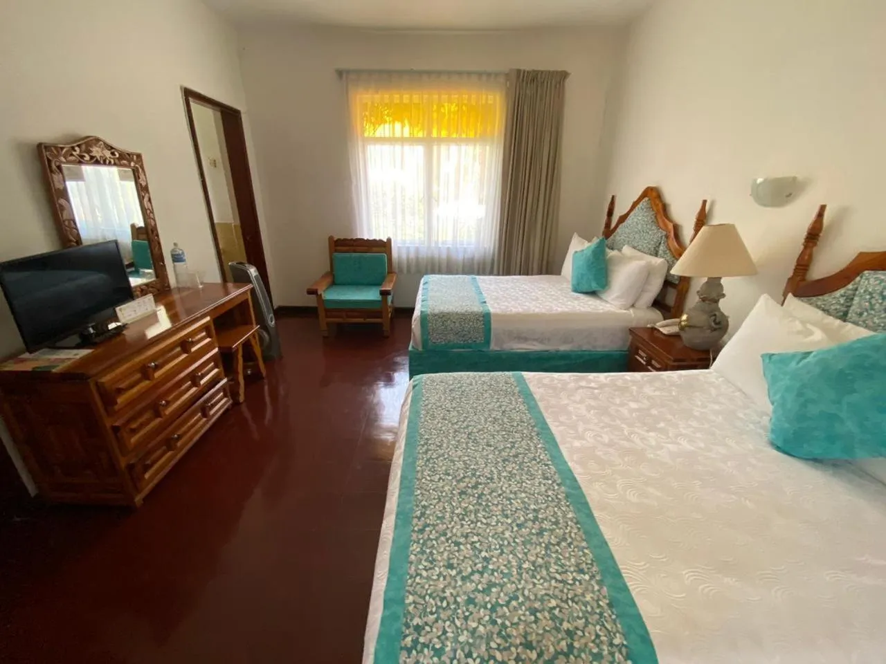 Decorative detail, Bed in Hotel Posada Quinta Las Flores