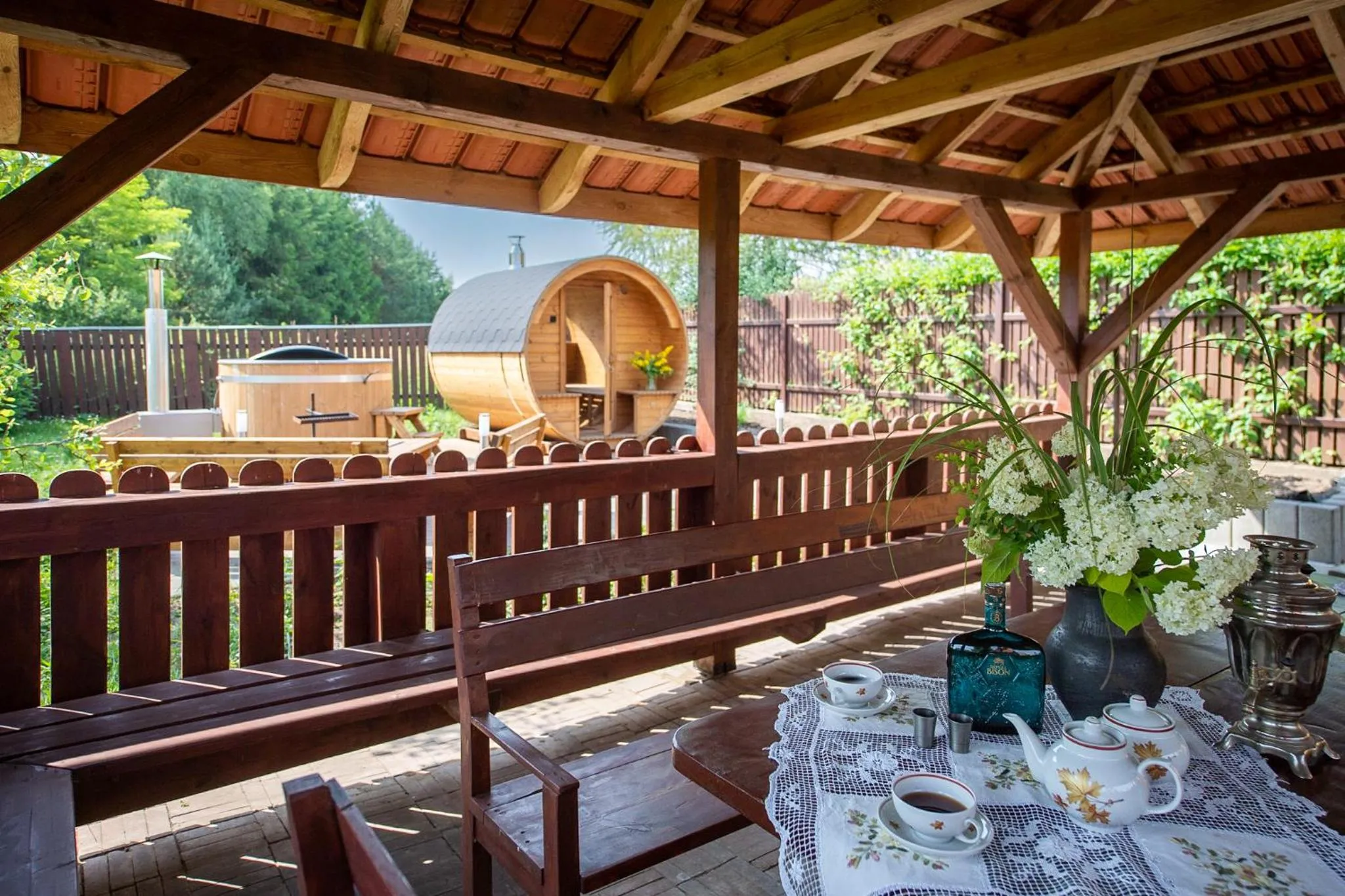 Sauna in Apartamenty Galeria Trunków