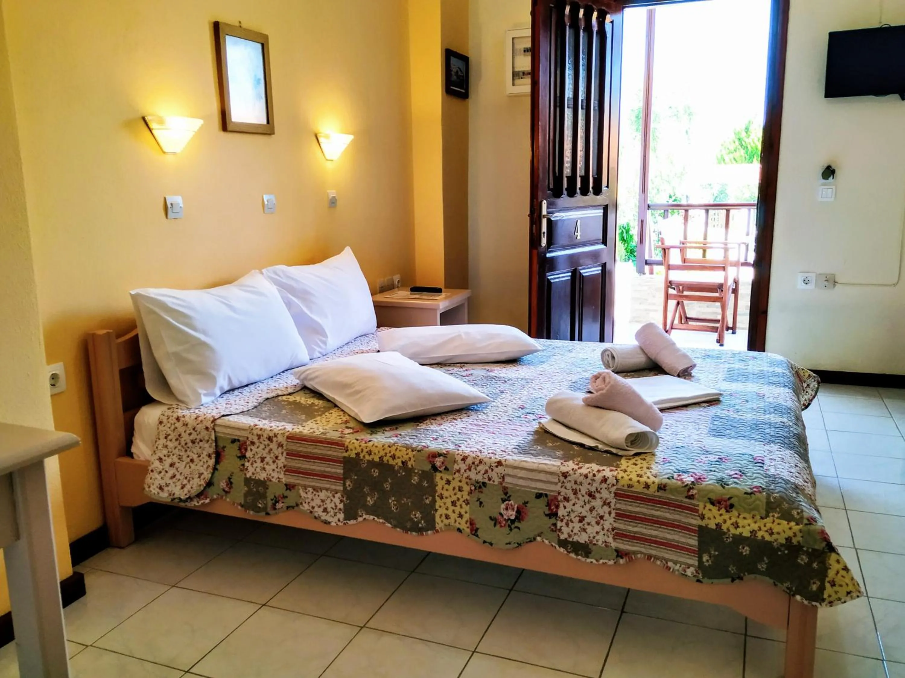 Bedroom, Bed in Studios Filippos