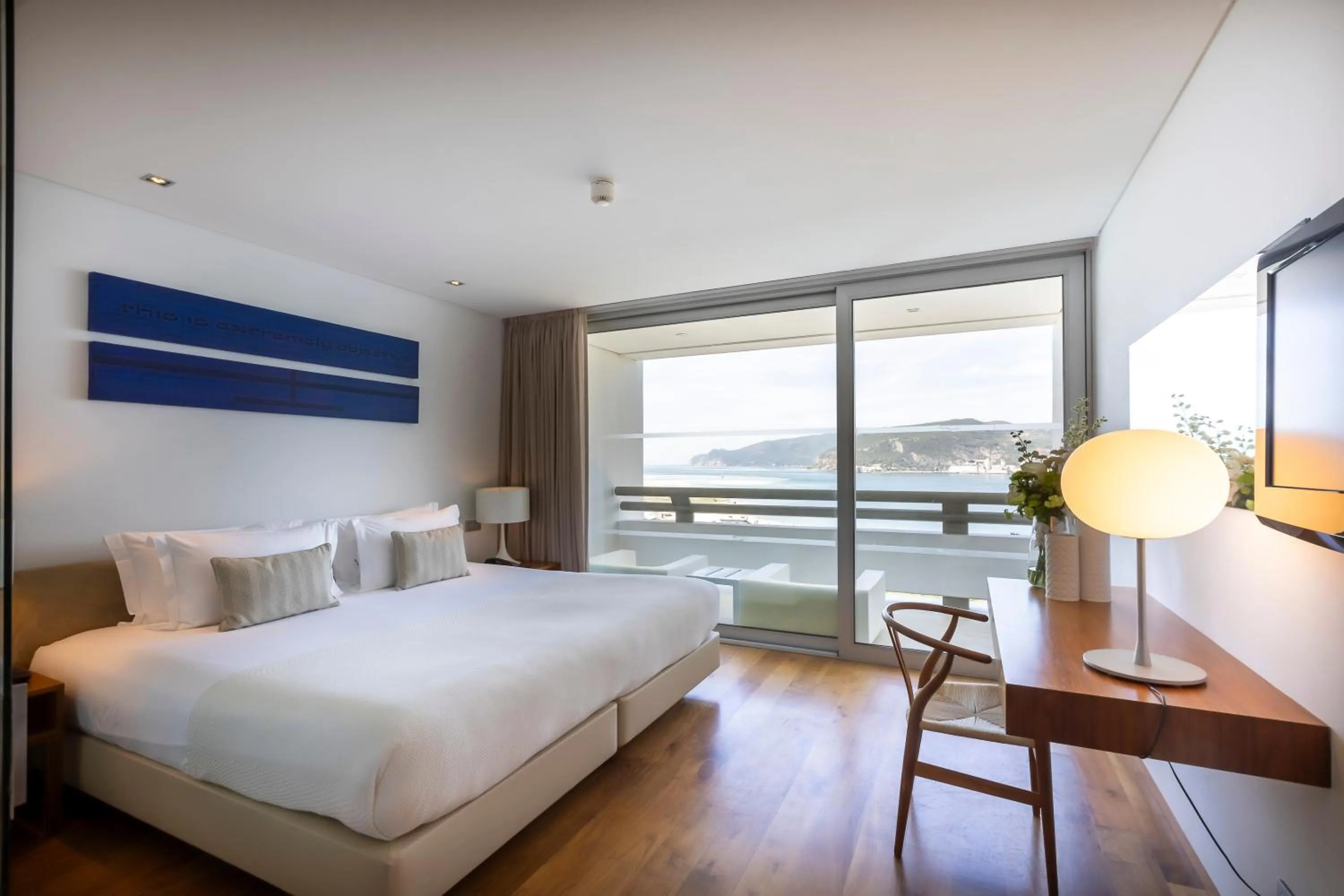 Bed in Troia Design Hotel