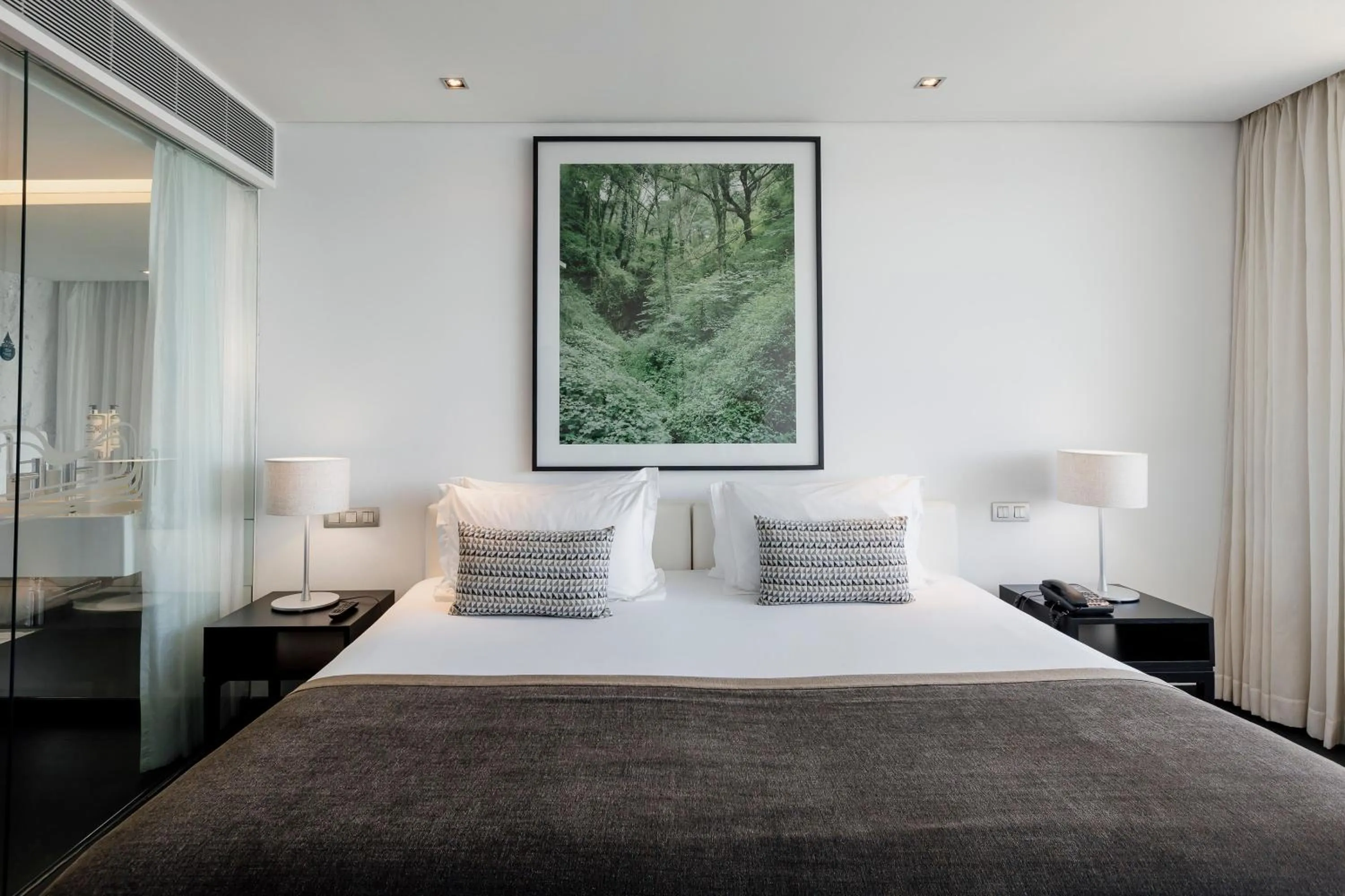 Bed in Troia Design Hotel