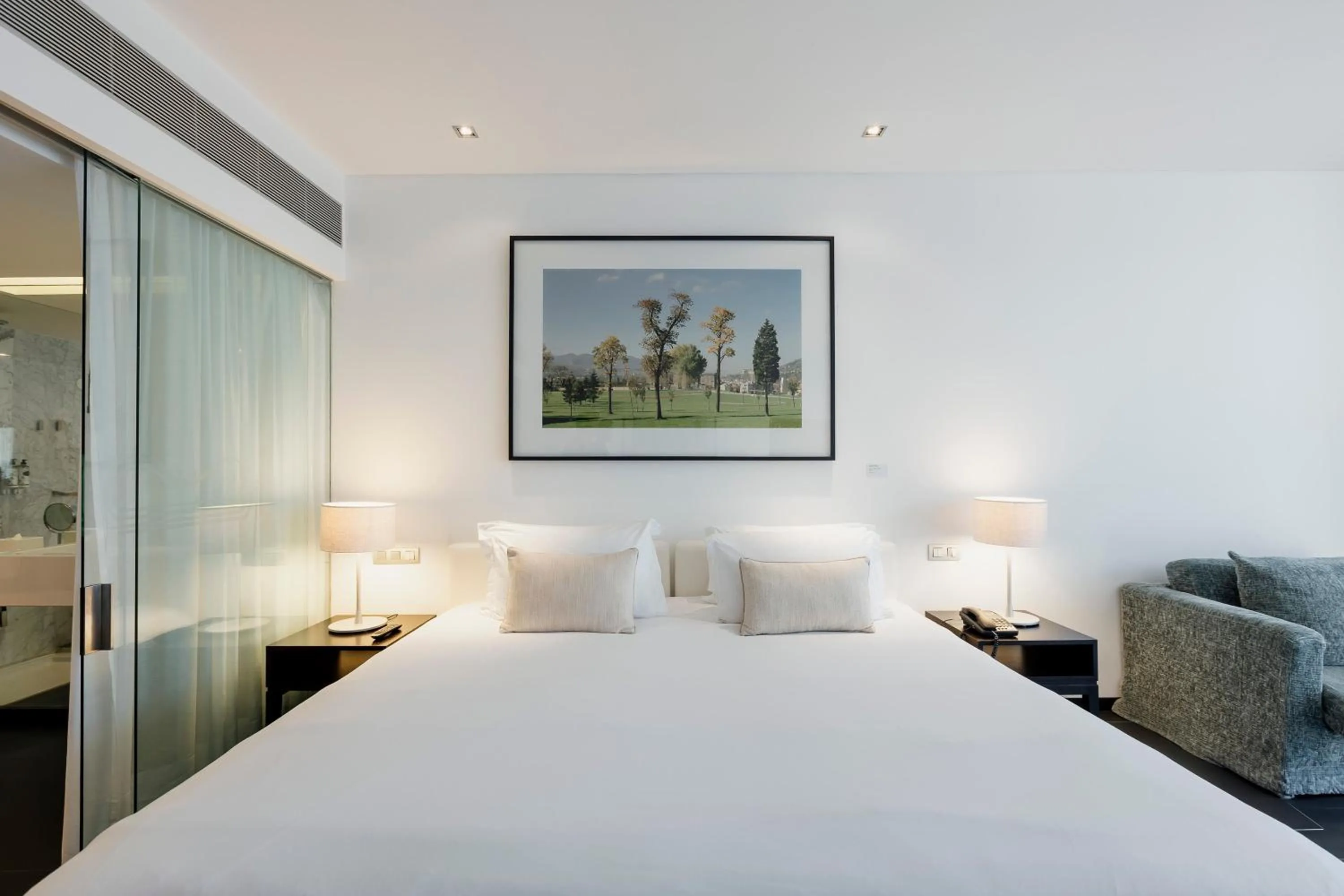 Bed in Troia Design Hotel