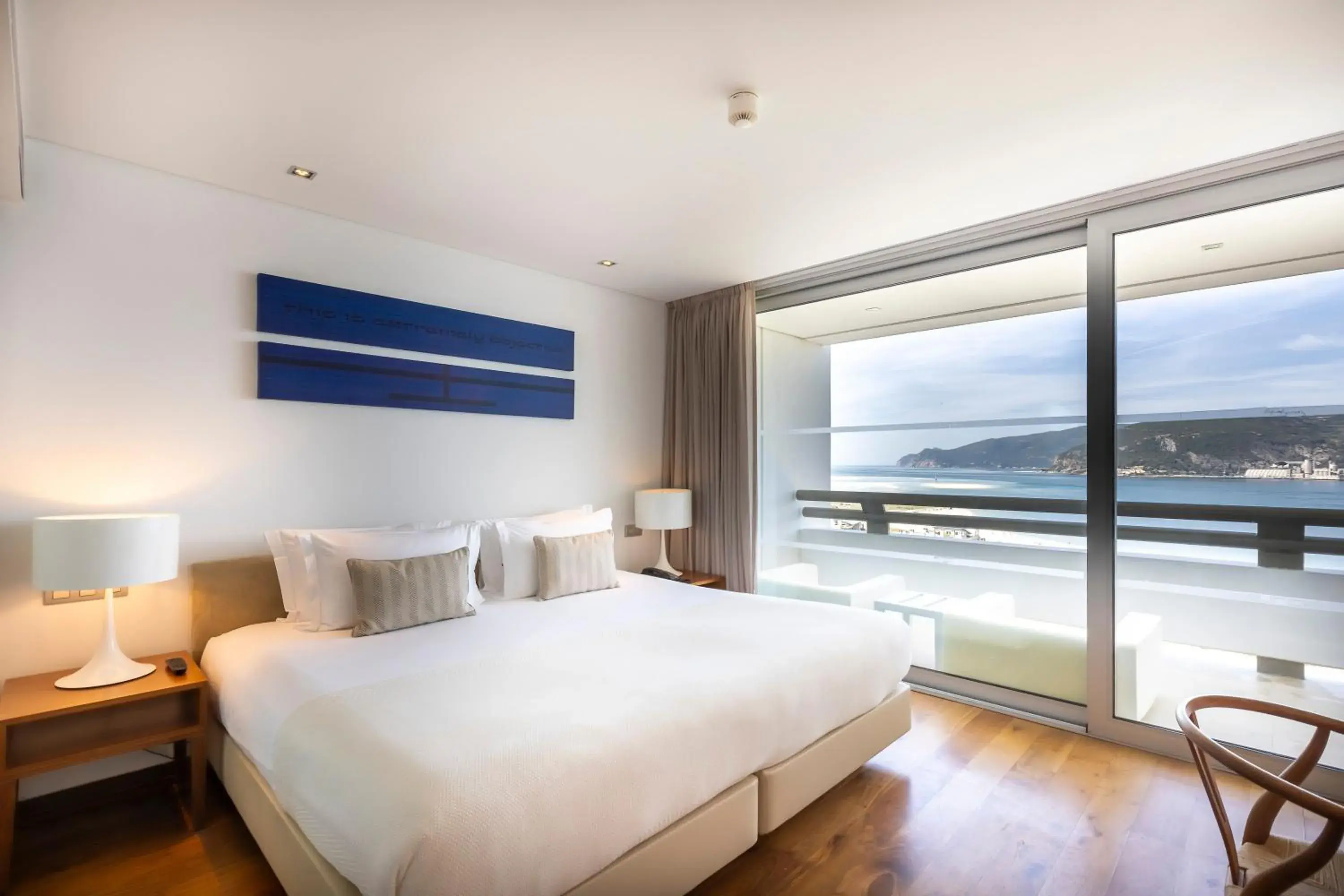 View (from property/room), Bed in Troia Design Hotel View (from property/room), Bed in Troia Design Hotel