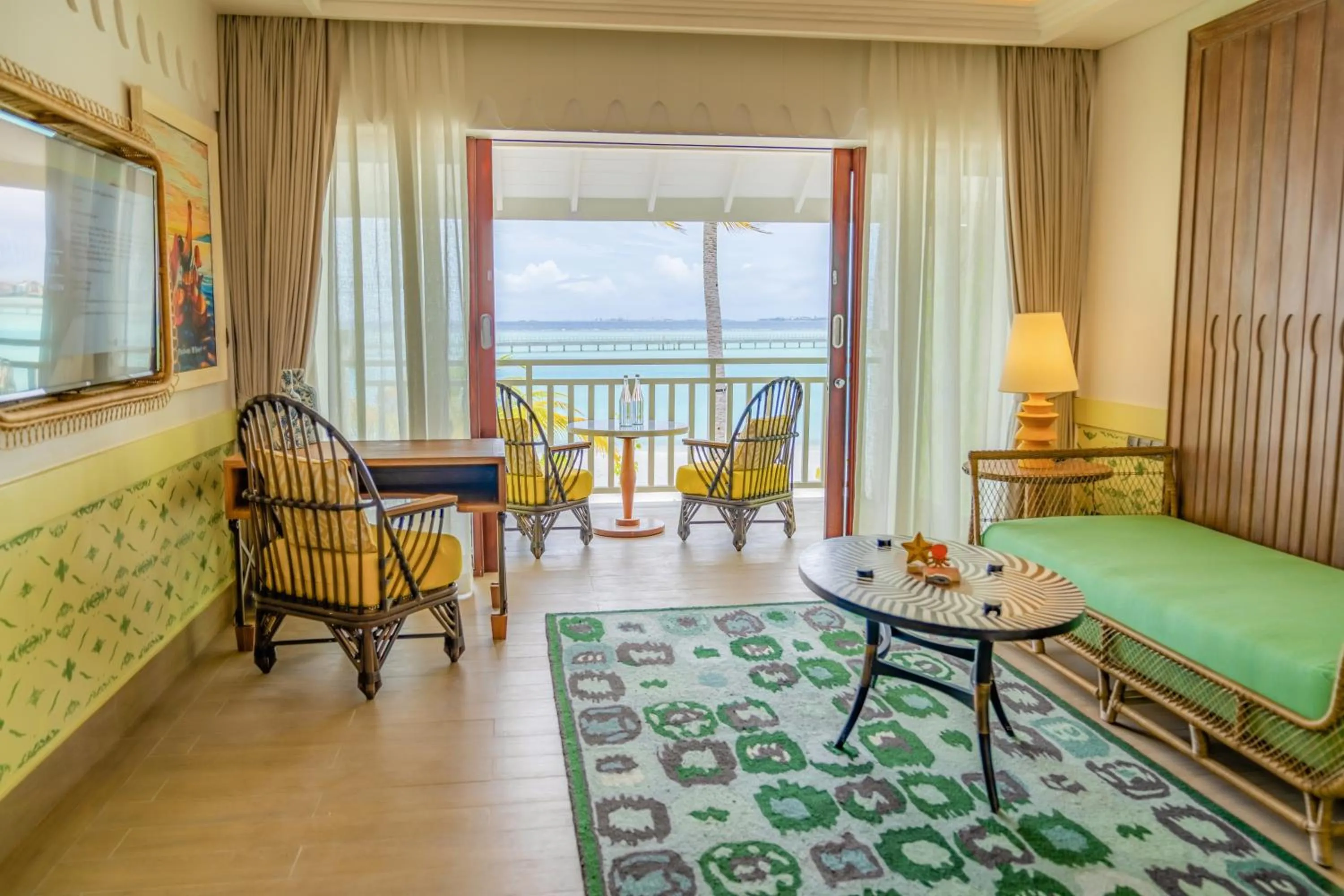 Balcony/Terrace in SAii Lagoon Maldives, Curio Collection By Hilton