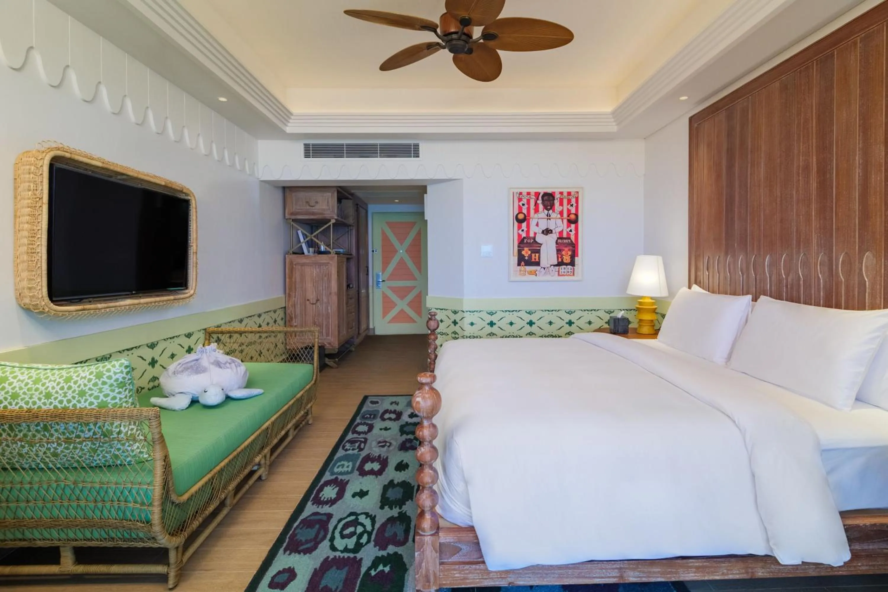 Bed in SAii Lagoon Maldives, Curio Collection By Hilton
