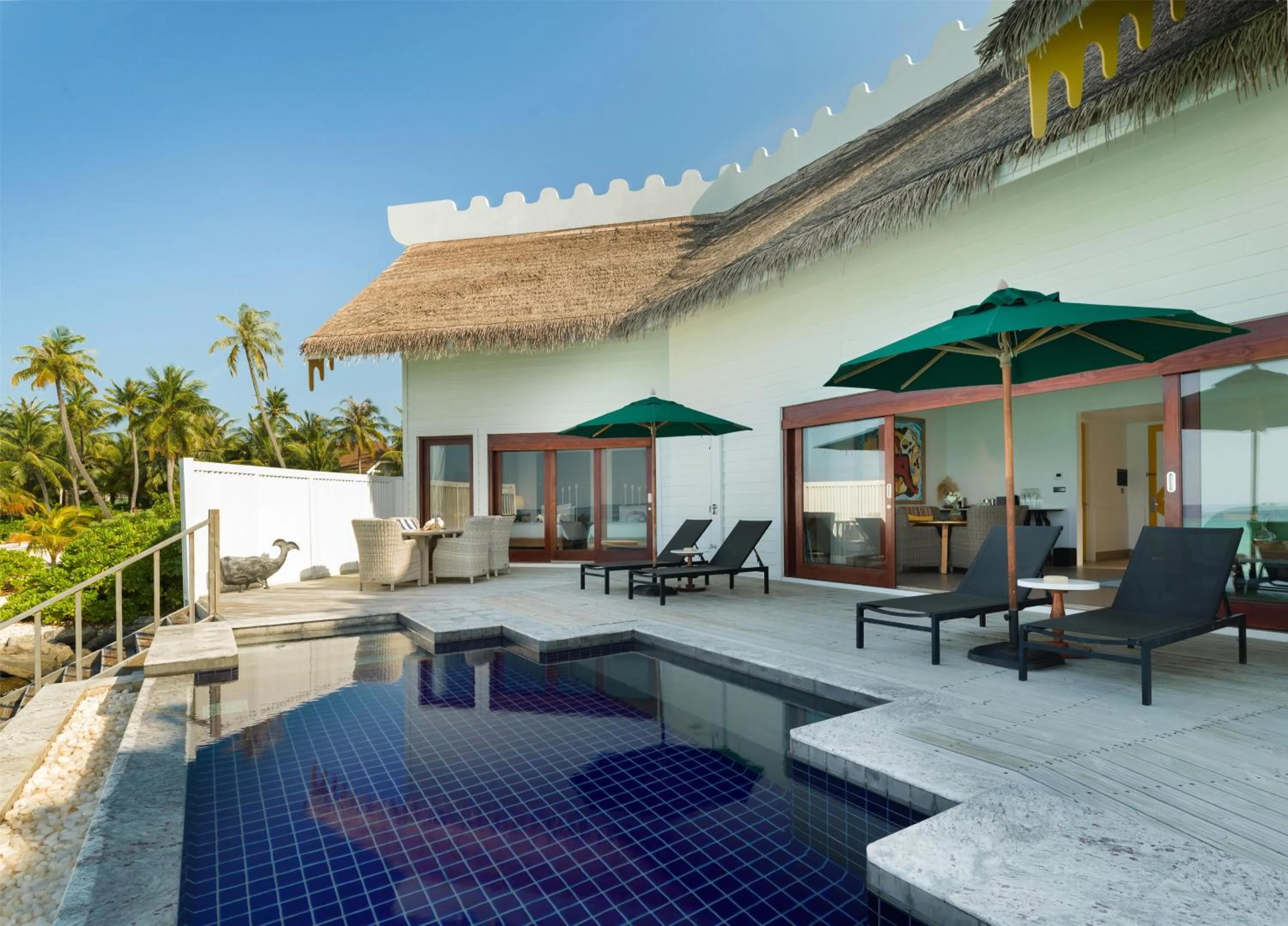 View (from property/room) in SAii Lagoon Maldives, Curio Collection By Hilton