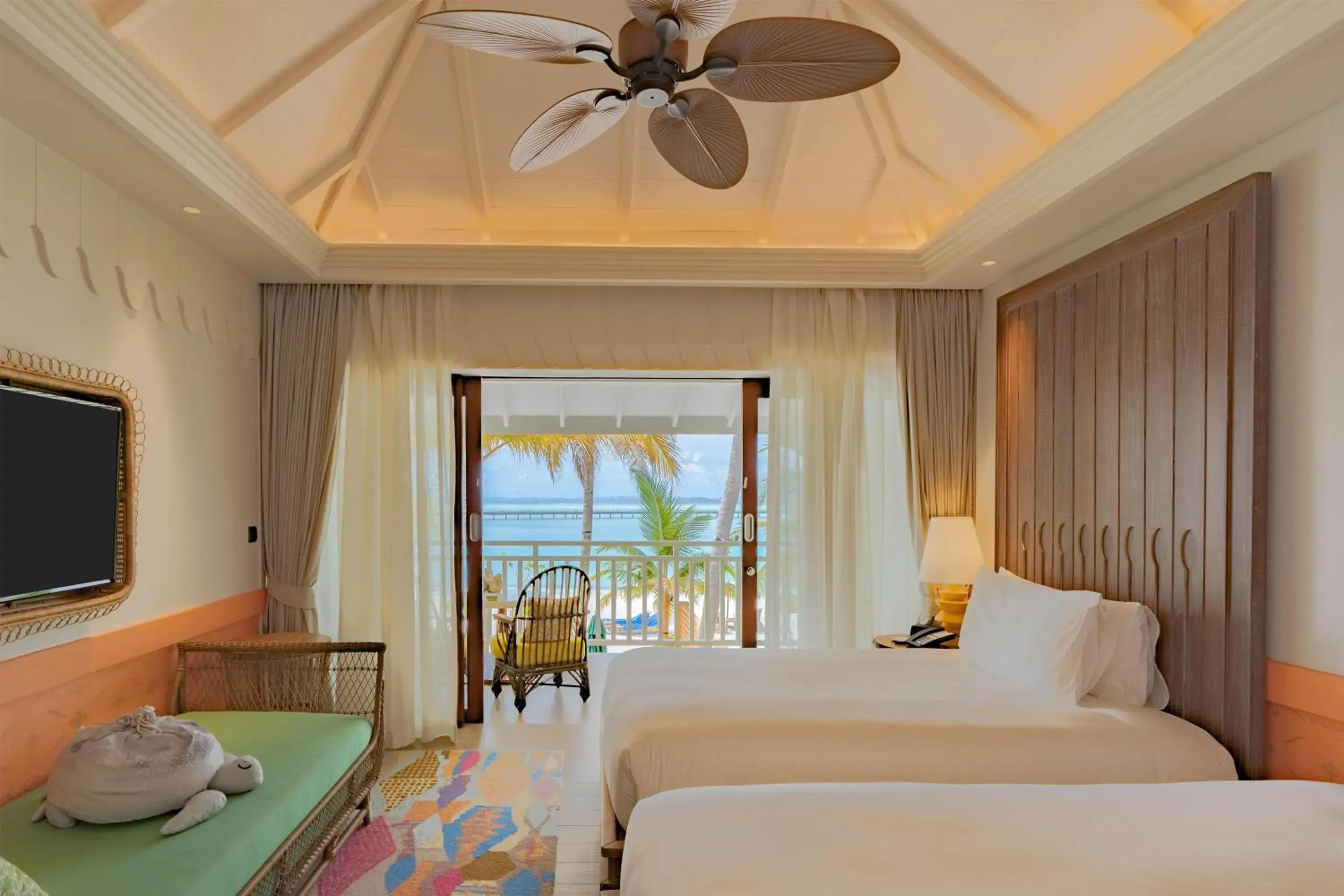 Bed in SAii Lagoon Maldives, Curio Collection By Hilton Bed in SAii Lagoon Maldives, Curio Collection By Hilton