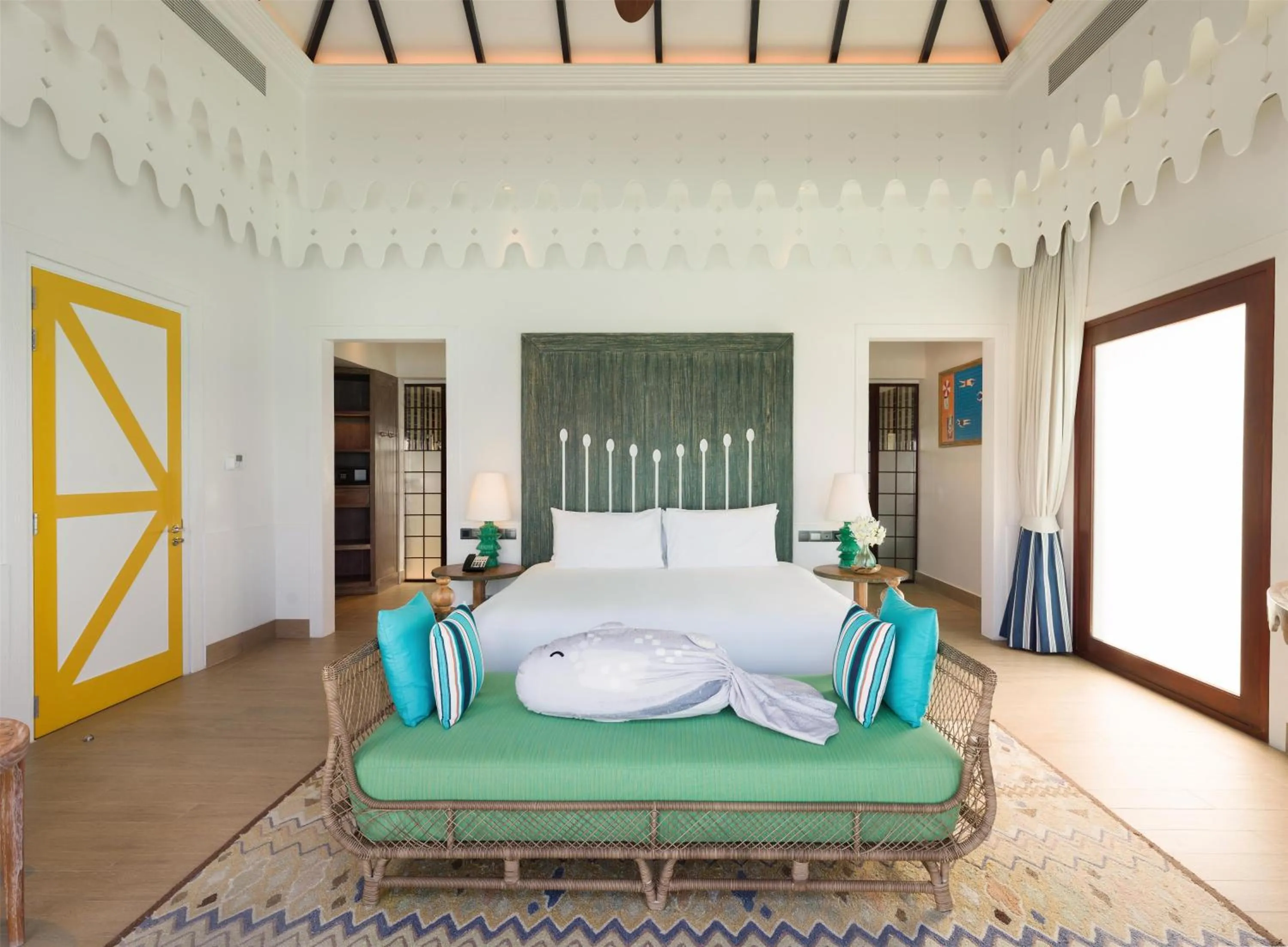 Bed in SAii Lagoon Maldives, Curio Collection By Hilton