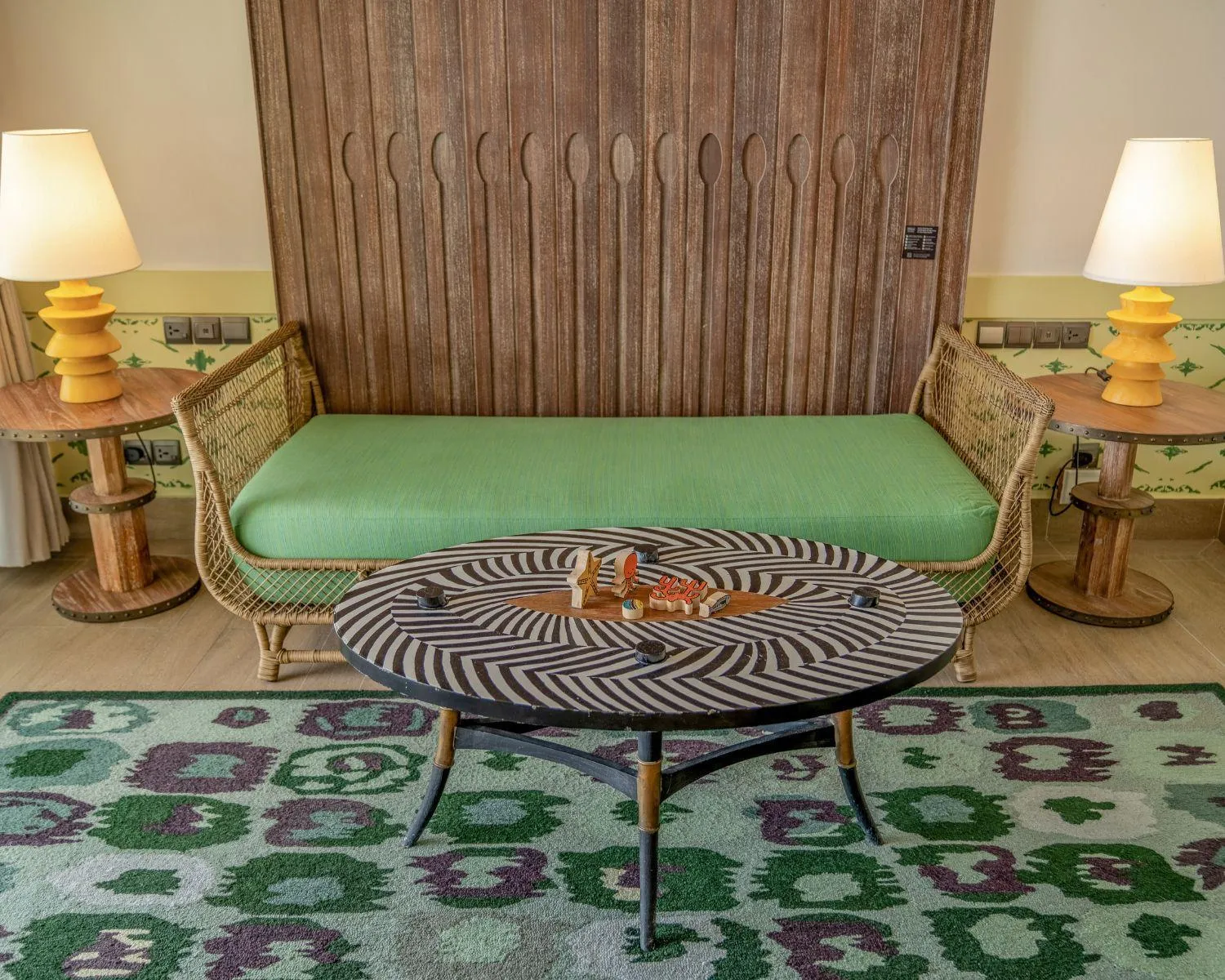 Living room in SAii Lagoon Maldives, Curio Collection By Hilton