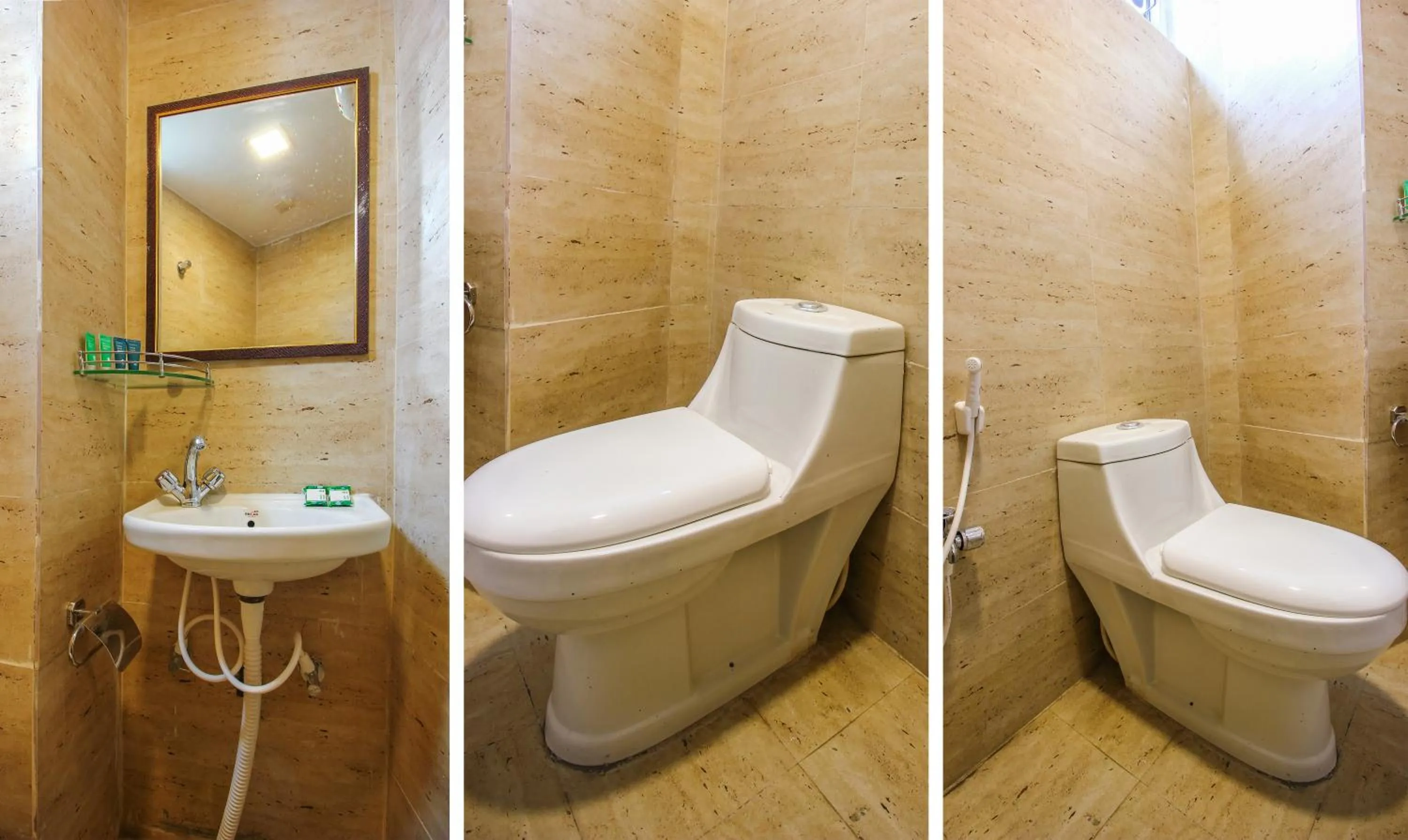 Toilet in Treebo Address Inn, Banjara Hills