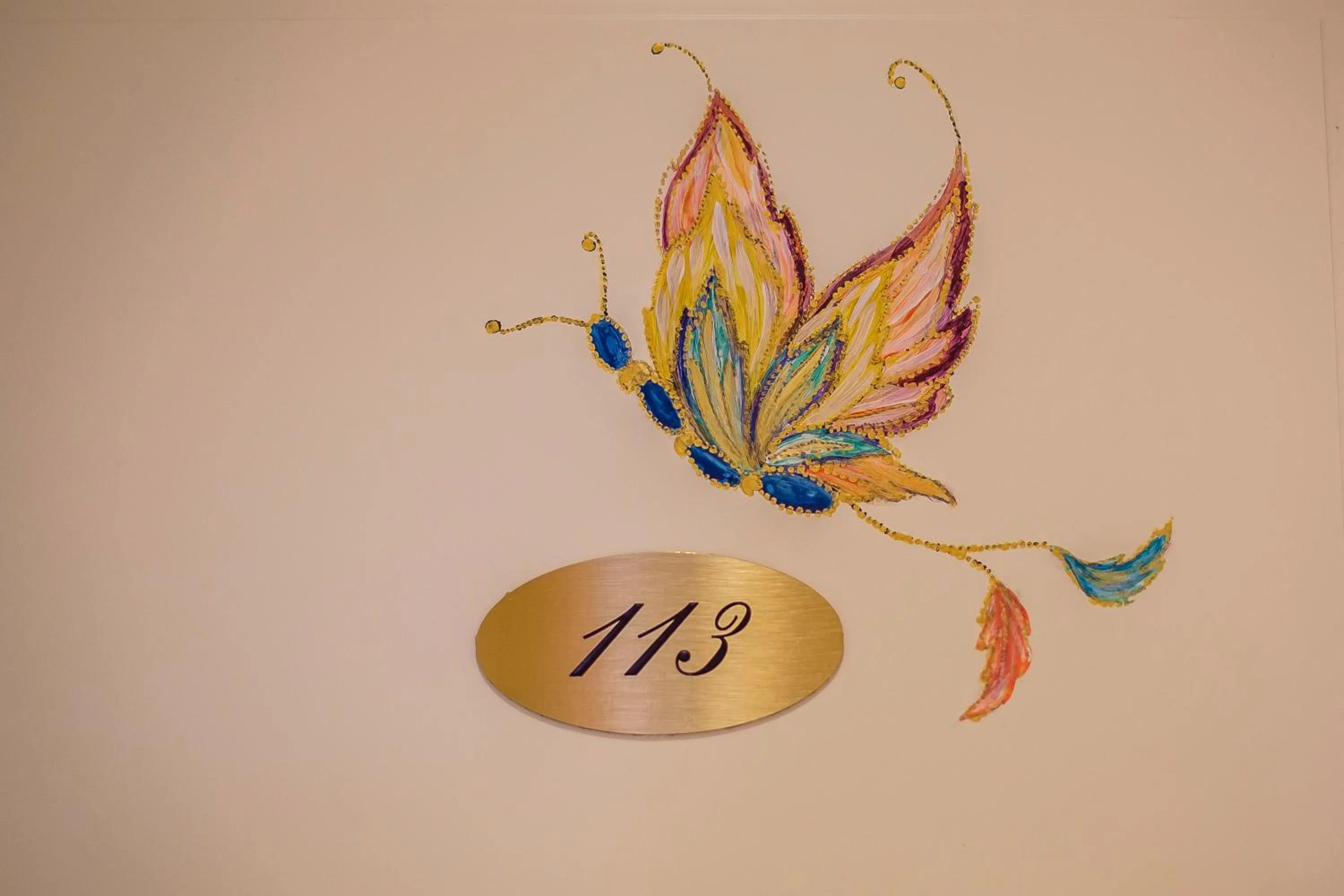 Decorative detail in Trastevere Royal Suite Trilussa